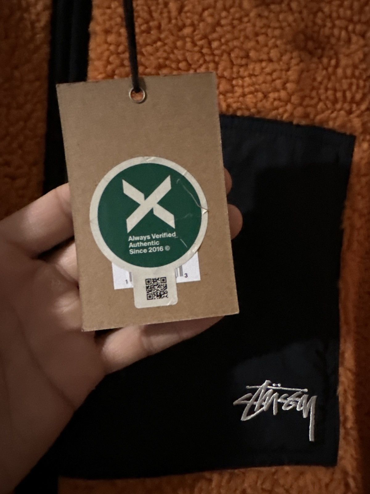 Stussy Stussy 8 Ball Sherpa Reversible Jacket Orange Size US M / EU 48-50 / 2 - 7 Thumbnail