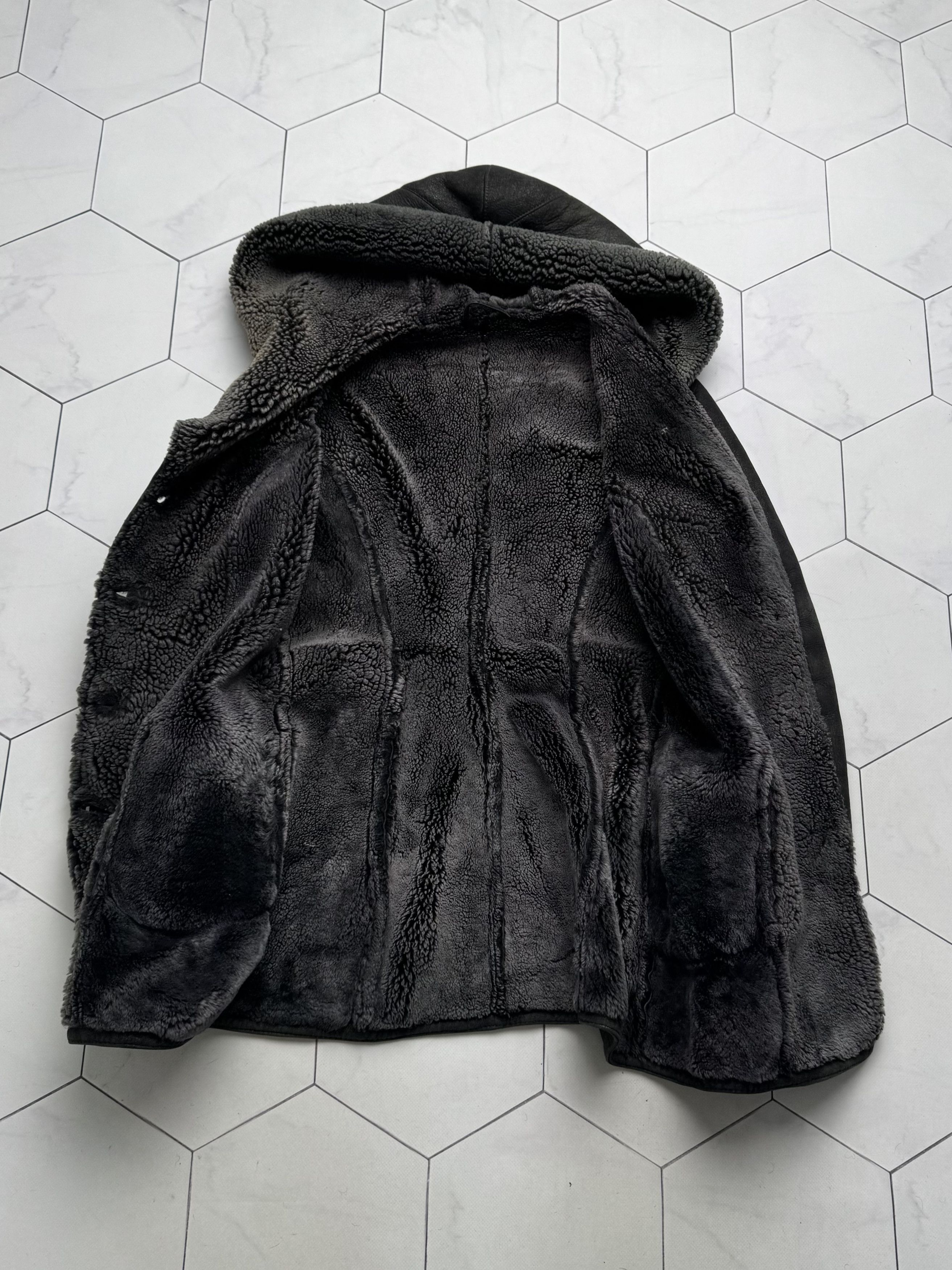 Vintage Vintage Real Sheepskin Hooded Coat (B550) Size M / US 6-8 / IT 42-44 - 12 Thumbnail