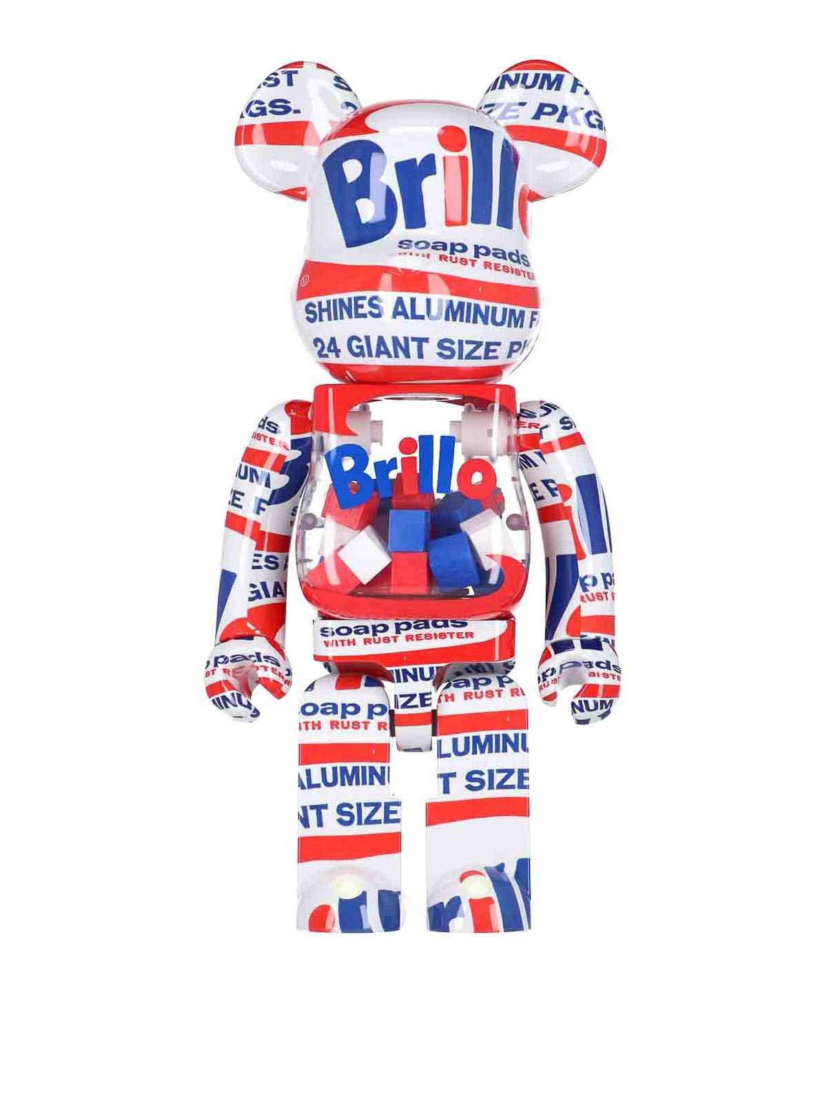 Medicom Toy o1c11t2y0125 Size: OS / Brillo Bearbrick in Multicolor Size ONE SIZE - 1 Thumbnail