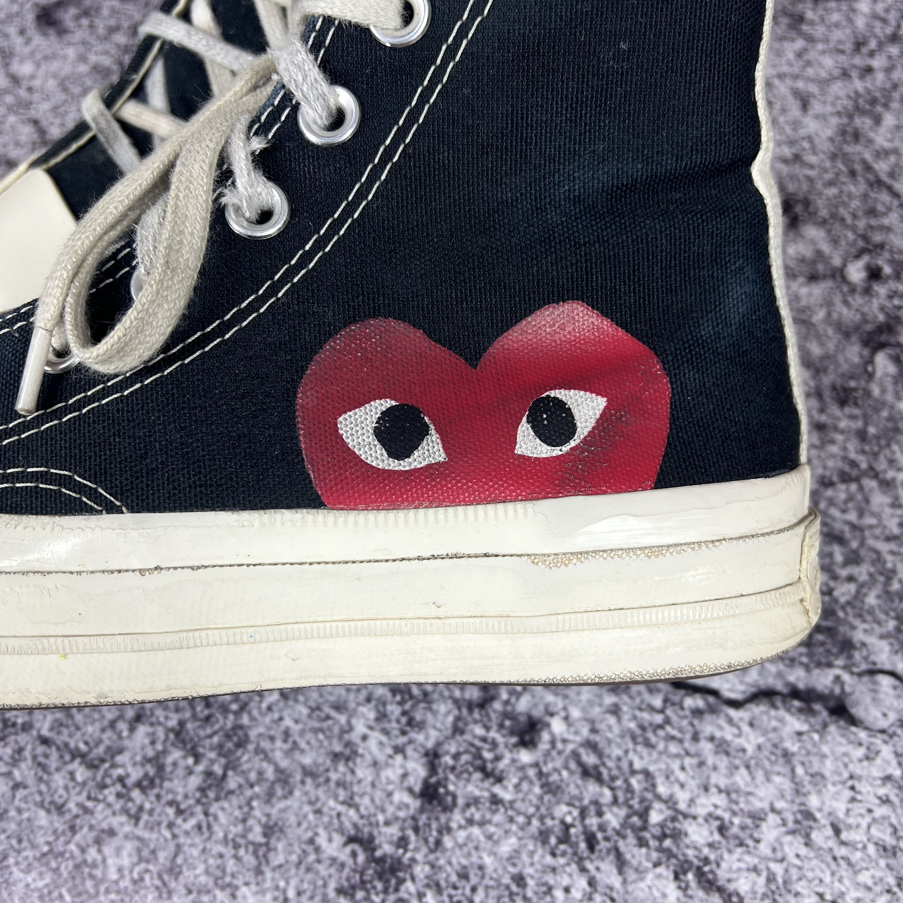 Comme des Garcons PLAY × Converse Come des Garcons x Converse Sneakers Size UK 3 / EUR 35 Size US 5.5 / IT 35.5 - 13 Thumbnail