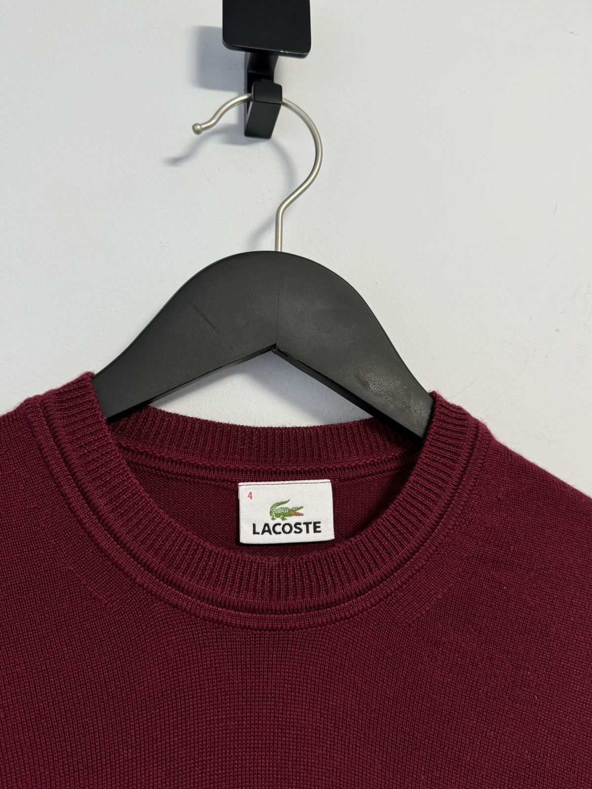 Lacoste Vintage Lacoste Wool Sweater Jumper Men’s Size 4 90’s Size US M / EU 48-50 / 2 - 3 Thumbnail