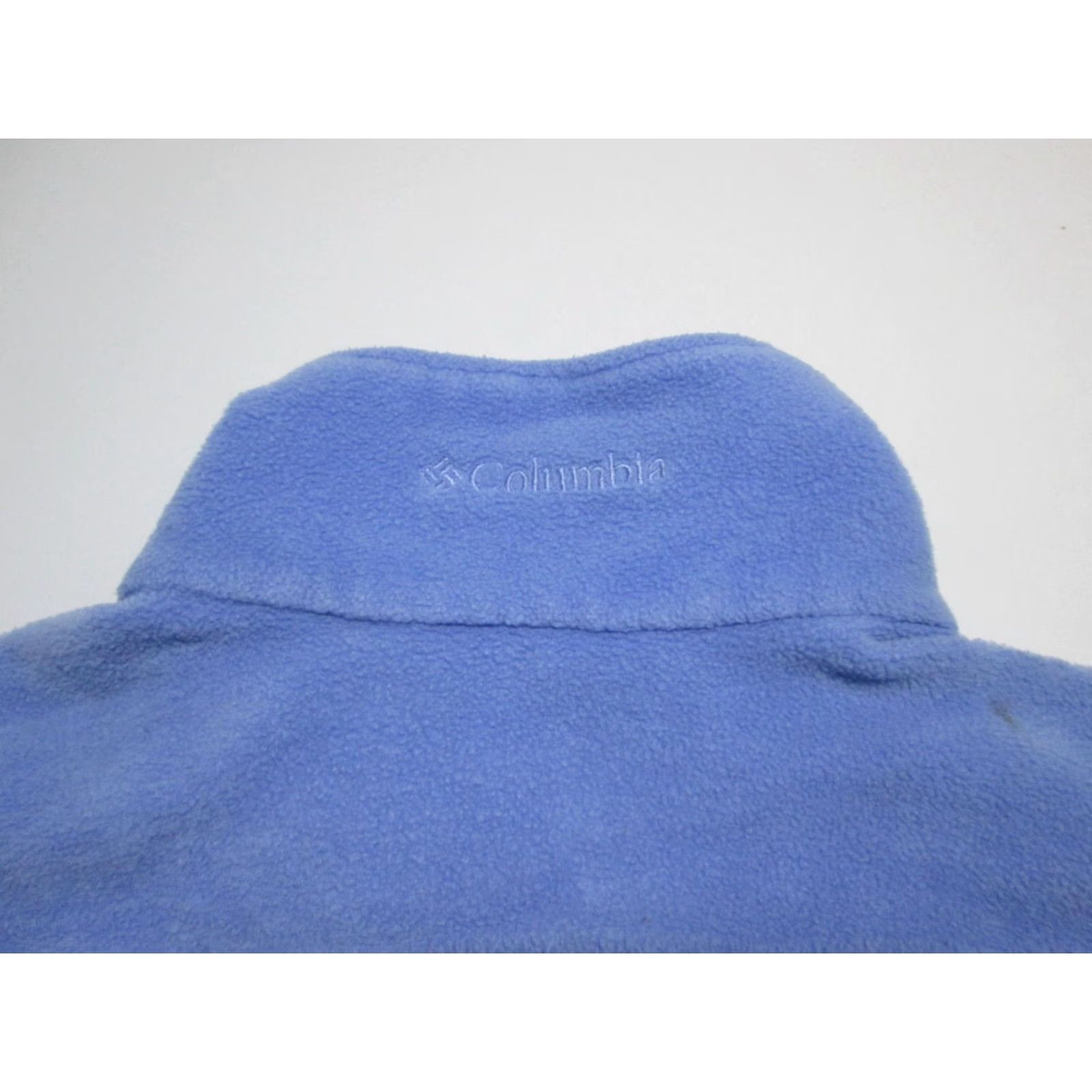 Vintage Columbia Womens Jacket Windbreaker S Blue Fleece Outerwear Zip Pockets Long Sleeve Solid Pattern Zip Closure Size S / US 4 / IT 40 - 6 Thumbnail