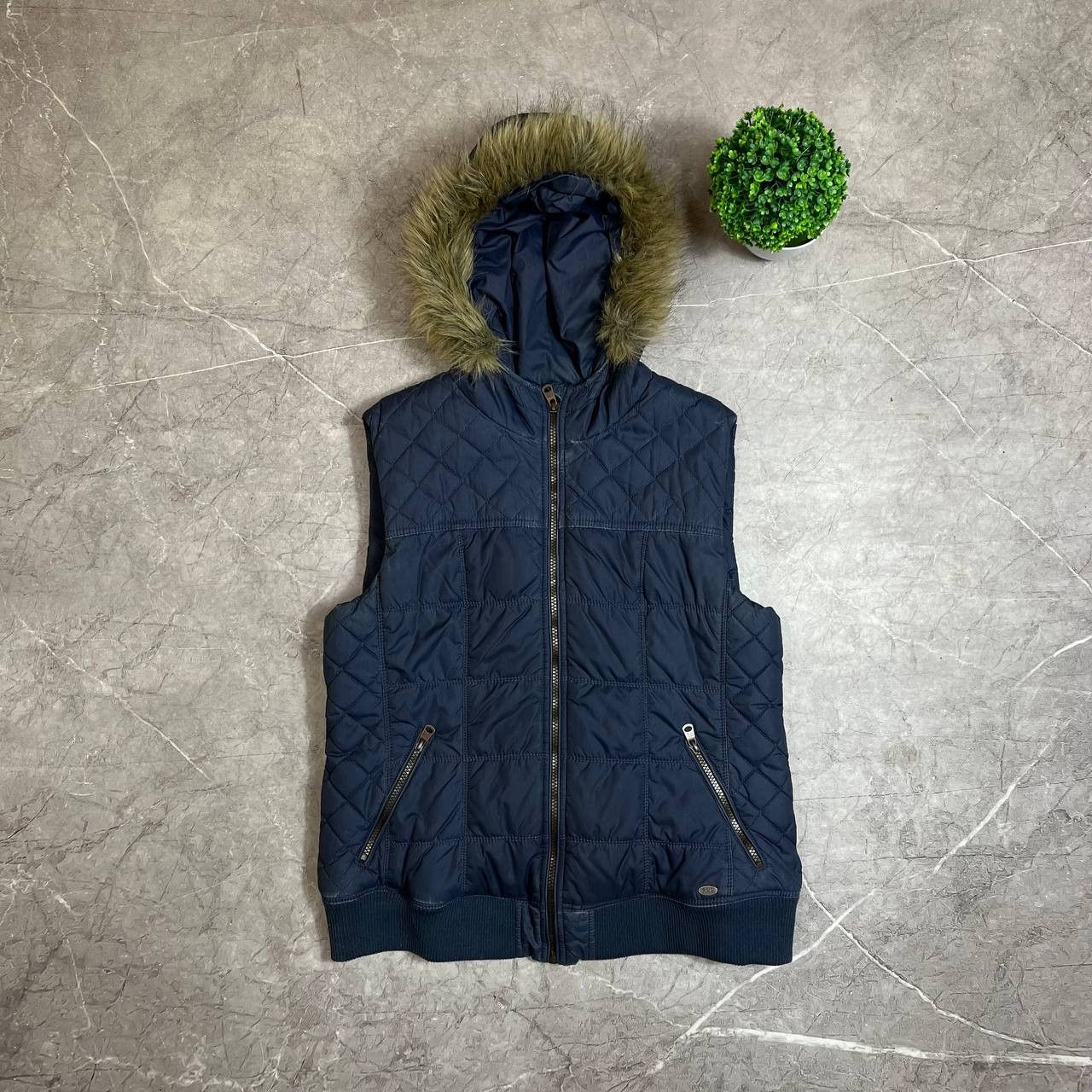 If Six Was Nine Vintage Y2K Crpped Faux Fur Vest LGB Style UNISEX