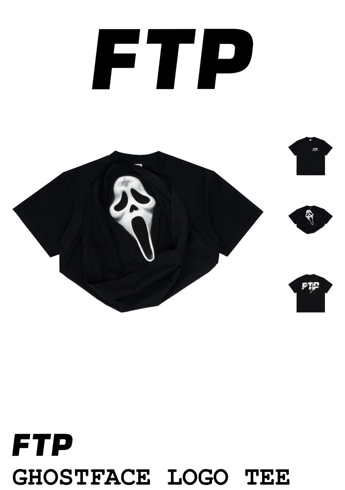 Fuck The Population FTP Ghostface logo tee Size US XXL / EU 58 / 5 - 4 Thumbnail