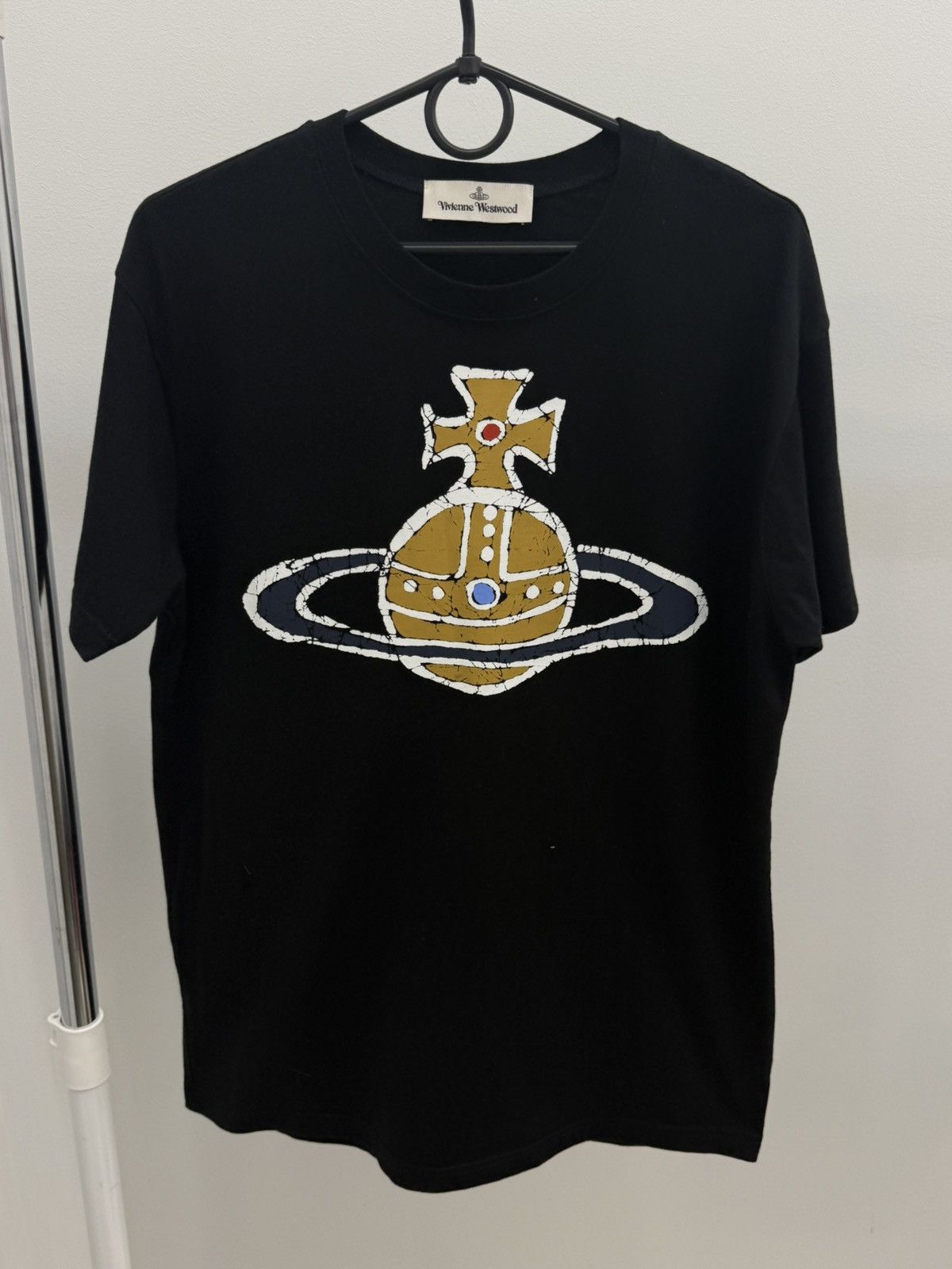 Vivienne Westwood Vivienne Westwood Ord Logo Printed Cotton T-shirt Tee Size US S / EU 44-46 / 1 - 1 Thumbnail