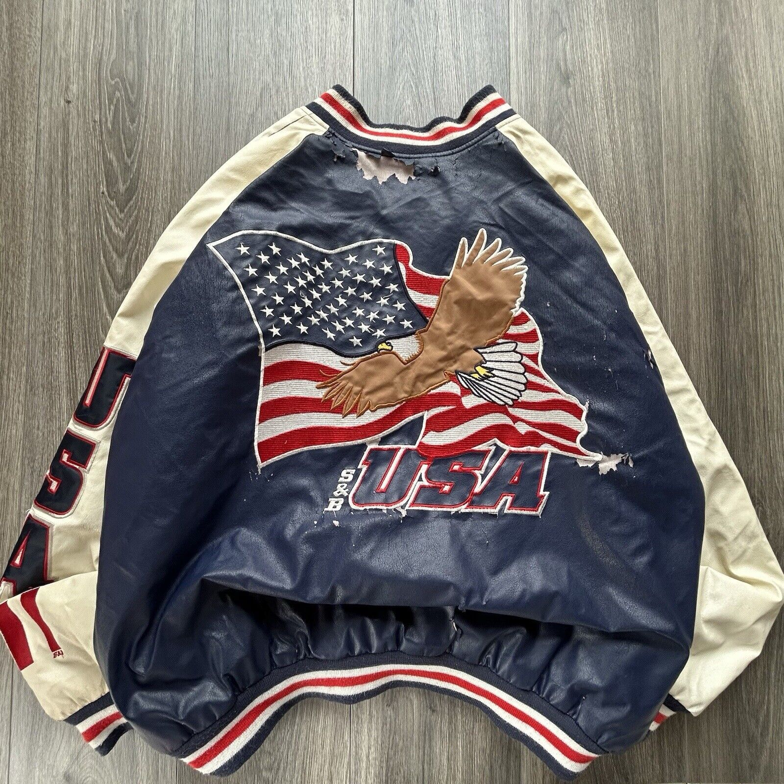 2024 Steveand Barry USA Leather Jacket