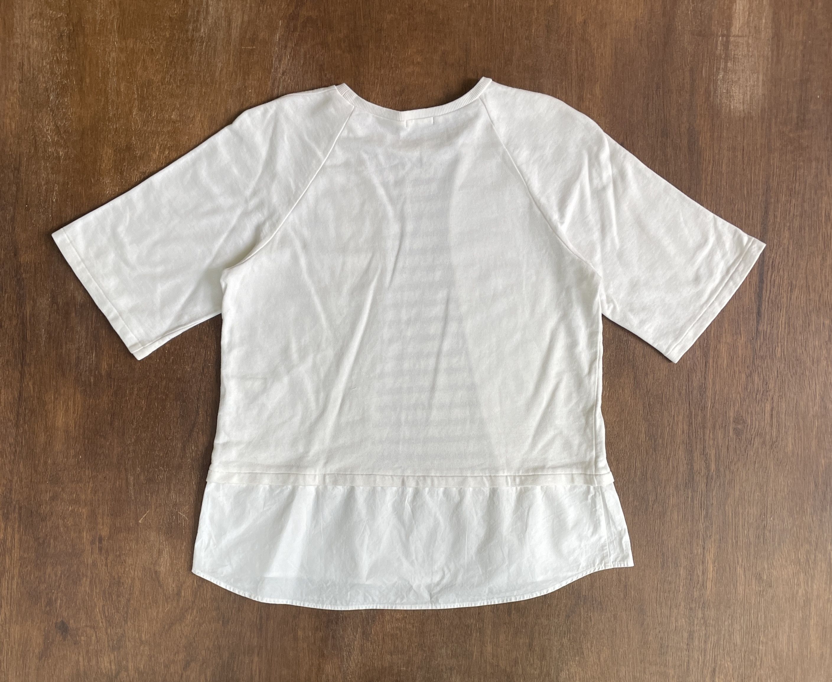 Undercover Sue Undercover Layered Stripe Panel Short Sleeve Top White Size US M / EU 48-50 / 2 - 7 Thumbnail