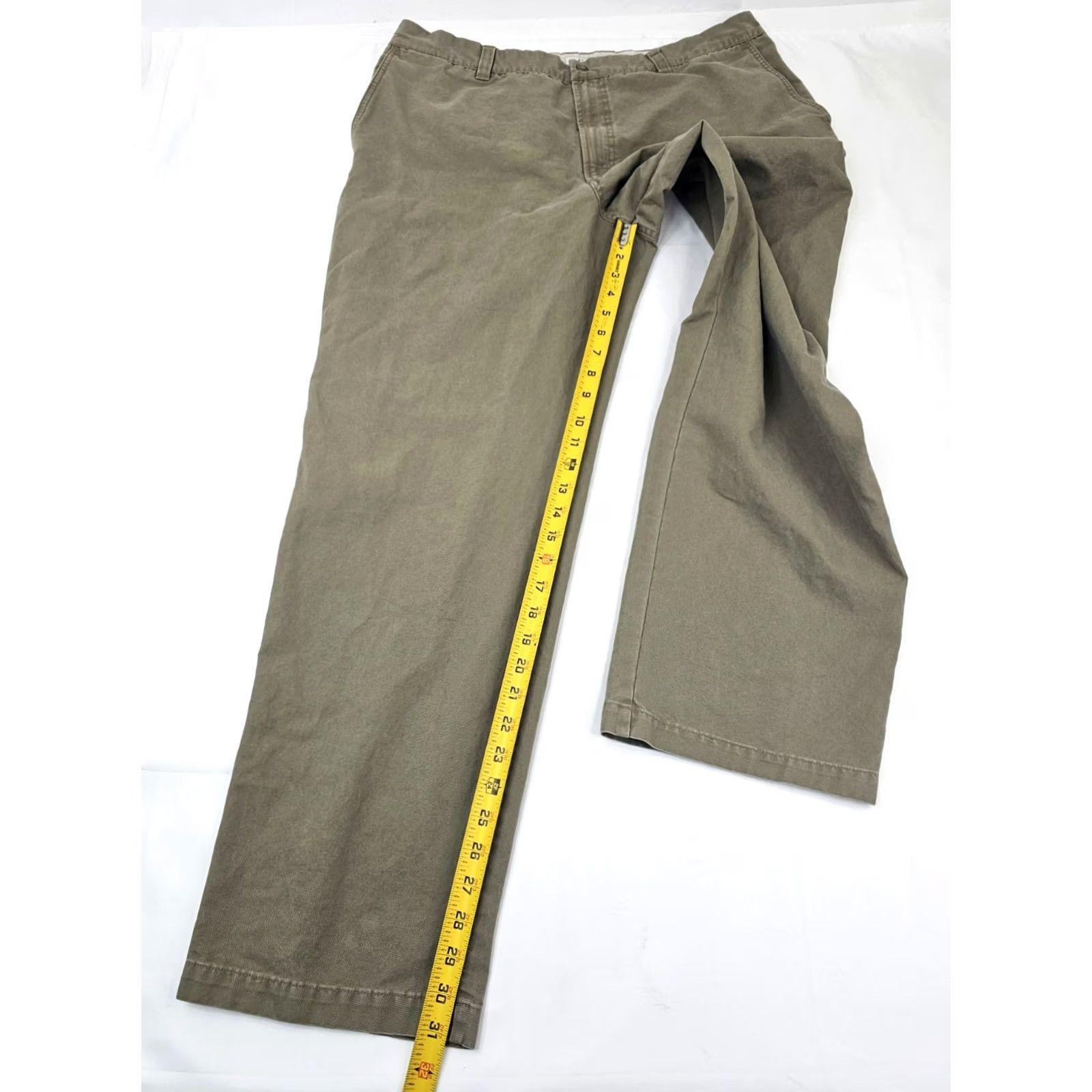 Vintage Columbia Pants Mens 38x32 Casual Active Outdoor Twill Straight Leg Flat Front Brown Cotton KS EUC Size US 38 / EU 54 - 3 Thumbnail