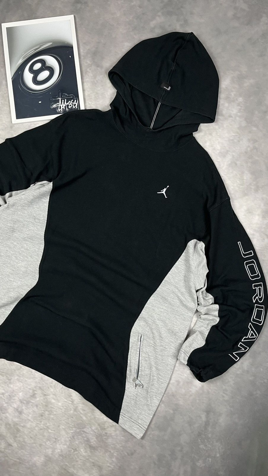 Jordan Brand Vintage 00s Jordan Hoodie Men’s XL Sleeve Spell-Out Logo Y2K Size US L / EU 52-54 / 3 - 2 Thumbnail