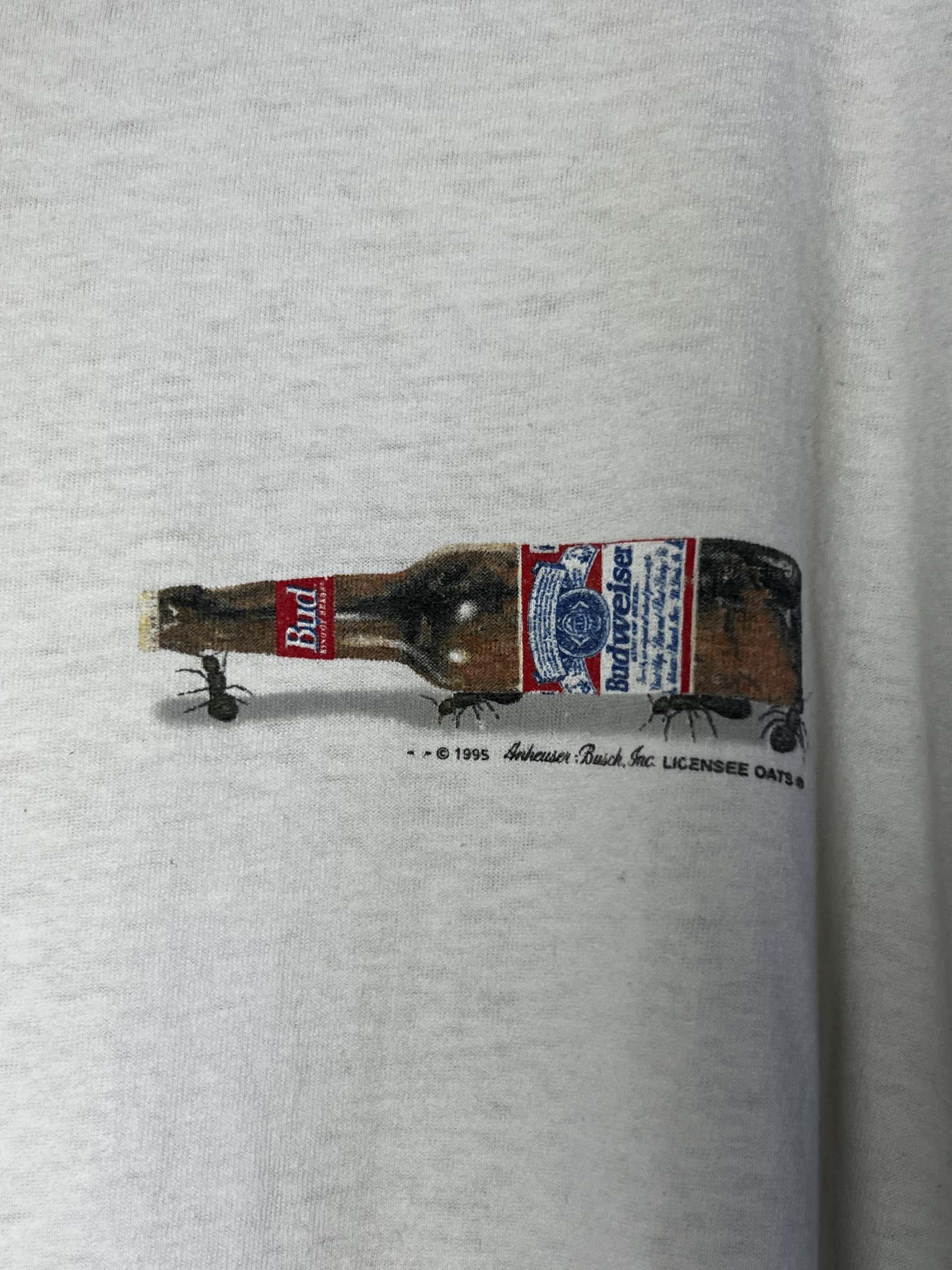 Budweiser Vintage 1995 Wild Oats Budweiser T-Shirt Size US XL / EU 56 / 4 - 7 Thumbnail