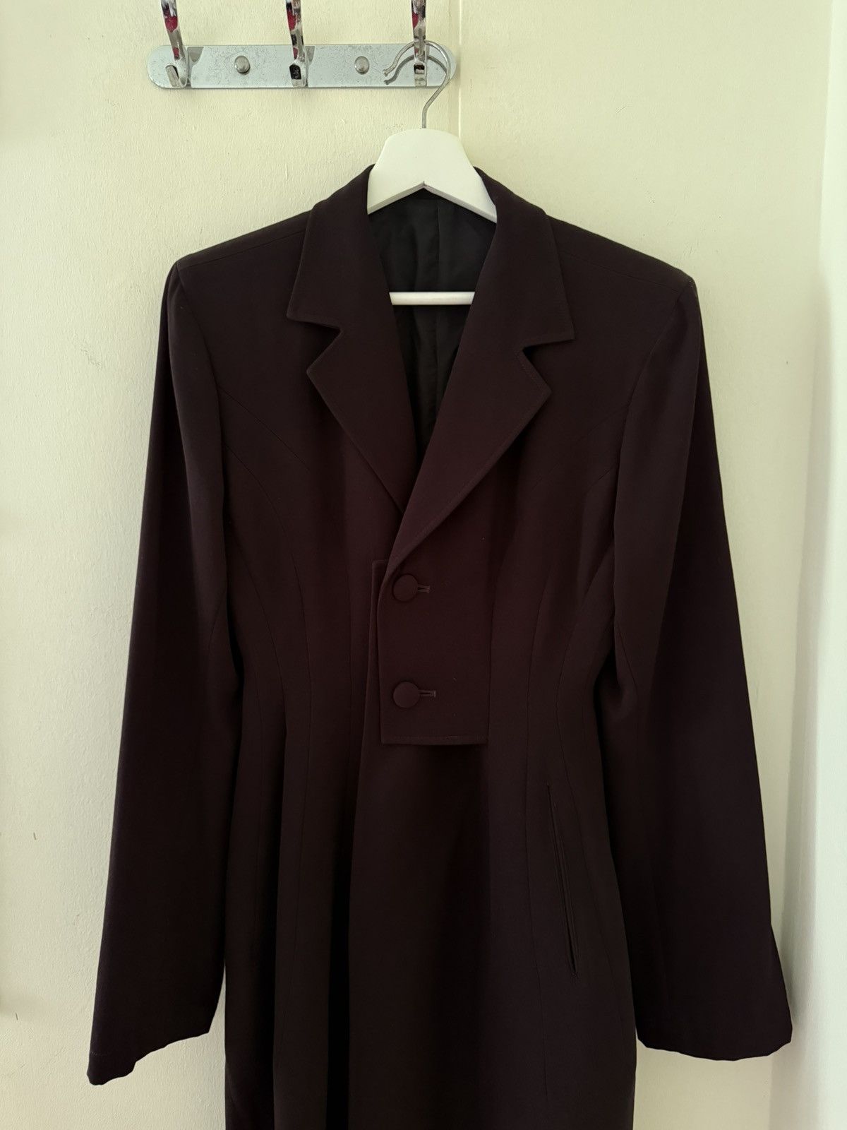 Yohji Yamamoto Wool Coat Size S / US 4 / IT 40 - 8 Thumbnail