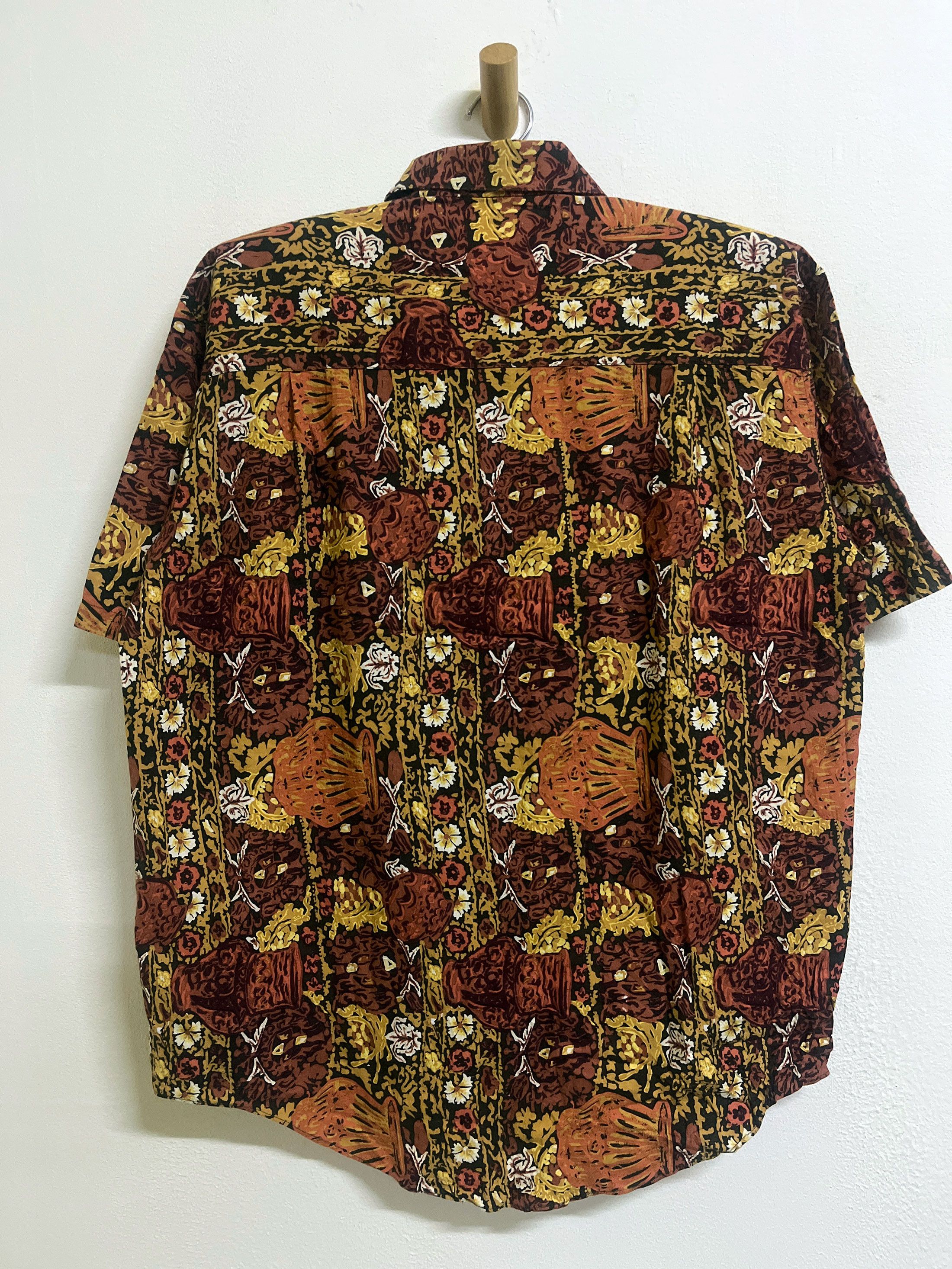 Japanese Brand Vintage Ume Collection Hawaii Short Sleeve Size US L / EU 52-54 / 3 - 4 Thumbnail