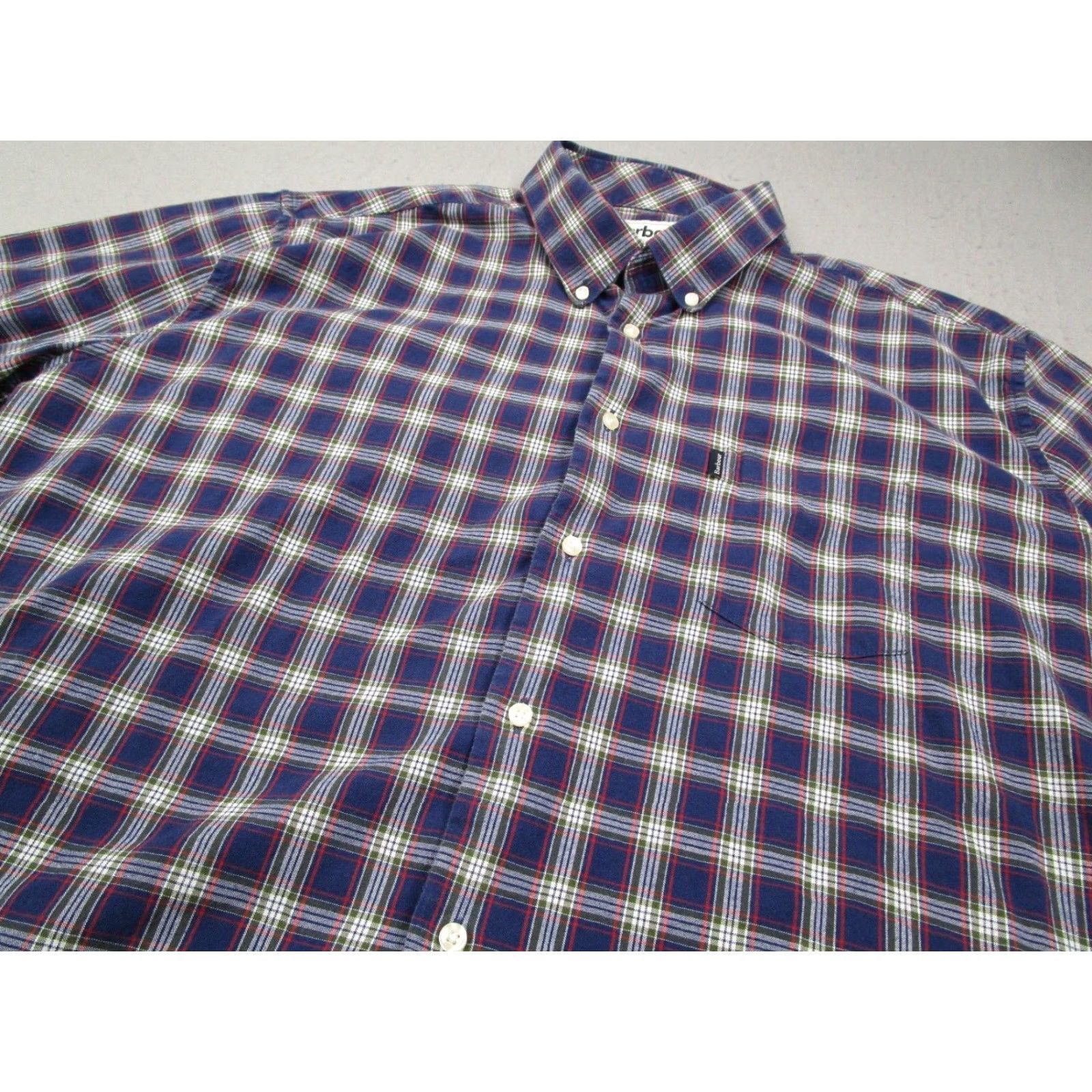 Barbour Barbour Shirt Men XL Blue Plaid Button-Up Warren Tailored Fit Long Sleeve Casual Shirt Size US XL / EU 56 / 4 - 2 Thumbnail