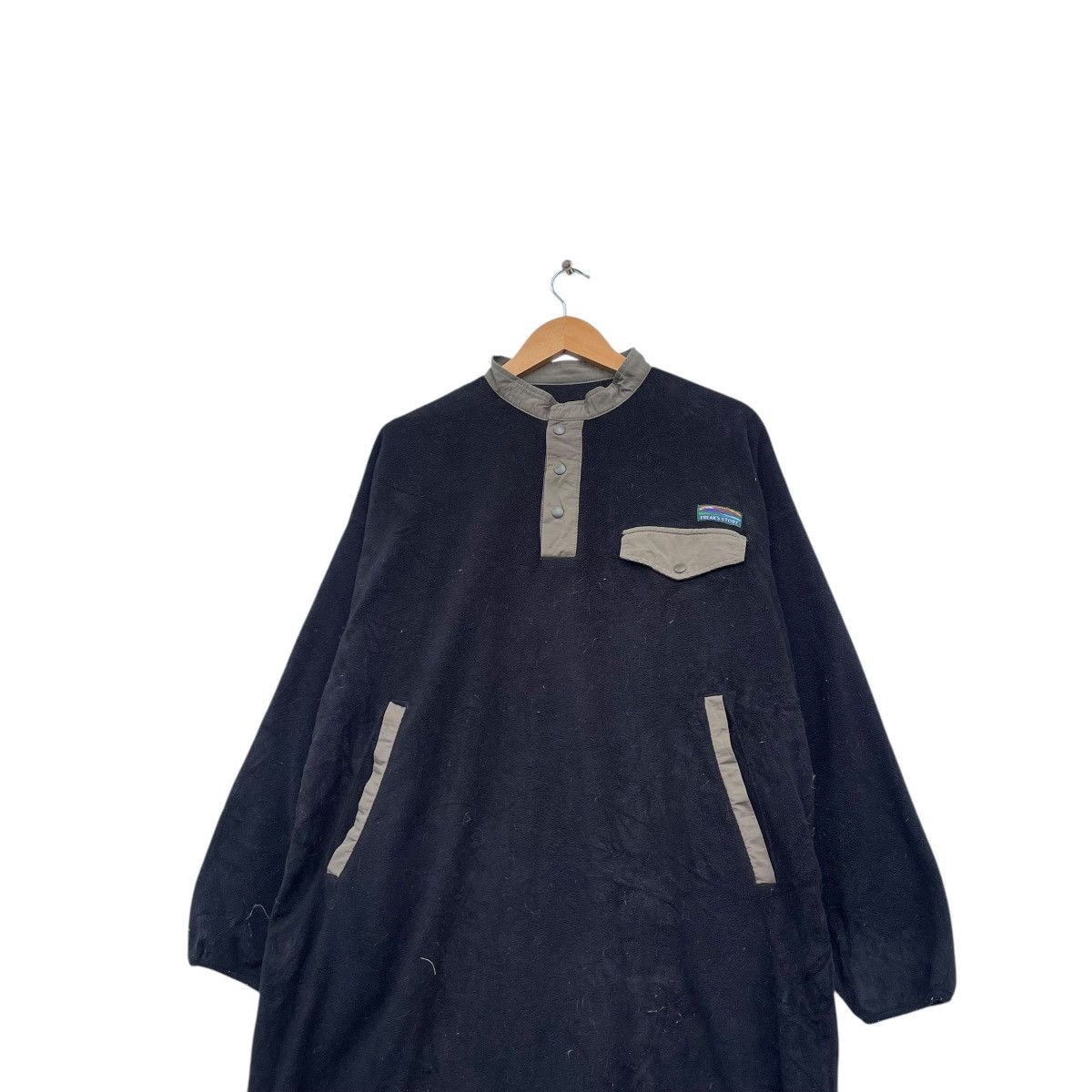 45rpm 💥Japanese Brand Freak Store Fleece Long Dress Jacket Size M / US 6-8 / IT 42-44 - 3 Thumbnail