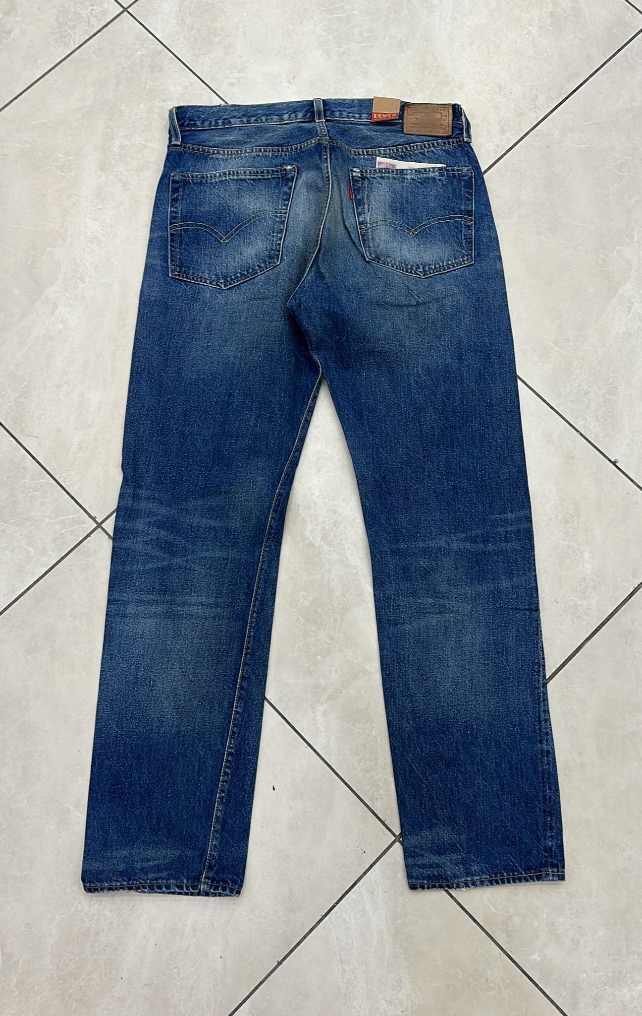 Levi's Vintage Clothing LVC Levi's Vintage Clothing 1954 501XX BigE Selvedge Jeans Size US 34 / EU 50 - 6 Thumbnail