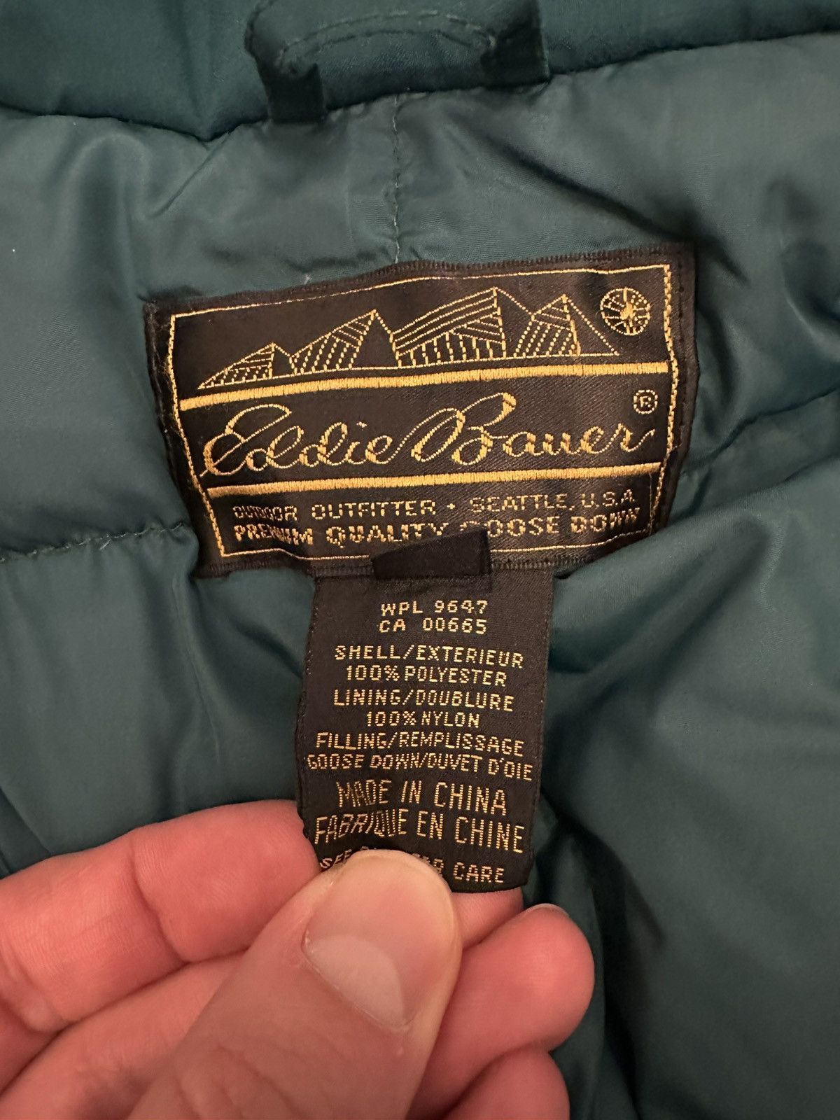 Eddie Bauer Vintage Eddie Bauer Jacket Mens Large Gore Tex Goose Down Size US L / EU 52-54 / 3 - 6 Thumbnail