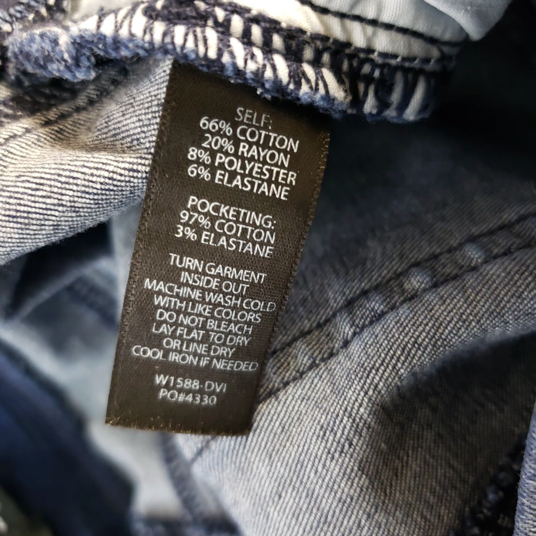 Vintage Betabrand Womens Jeans Pull On Skinny M Blue Mid Rise Front Seam Size 32" / US 10 / IT 46 - 6 Thumbnail