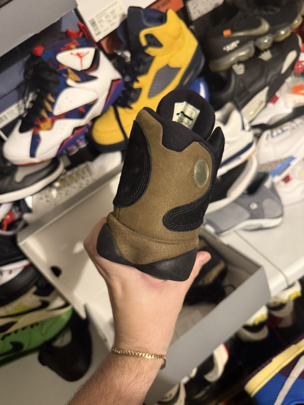 Jordan Brand Jordan retro 13 olive size 8 Size US 8 / EU 41 - 4 Thumbnail