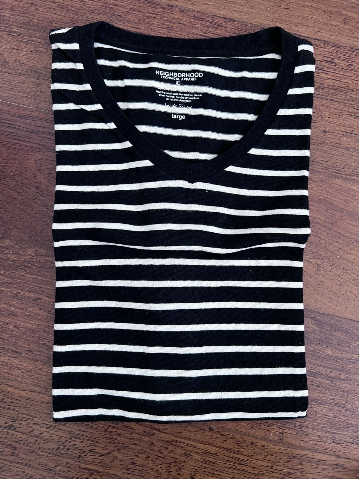 Neighborhood Neighborhood Basic Border Tee Size US L / EU 52-54 / 3 - 1 Preview