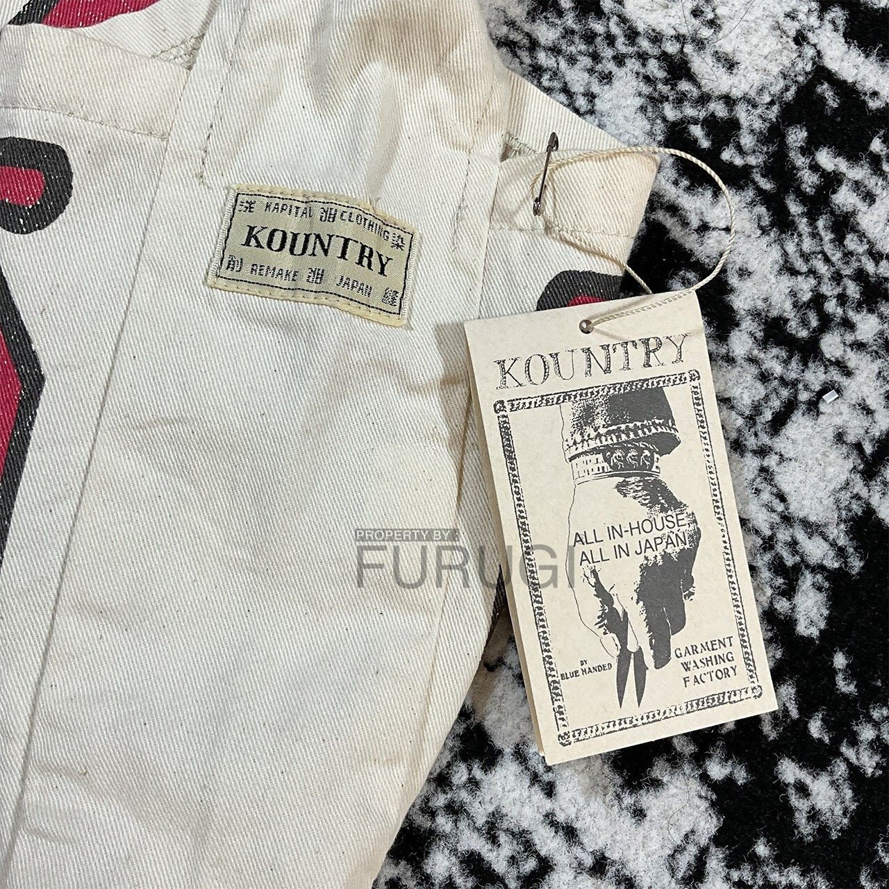 Kapital Kountry KAPITAL KOUNTRY COTTON TWILL FACTORY BOOK BAG Size ONE SIZE - 5 Thumbnail