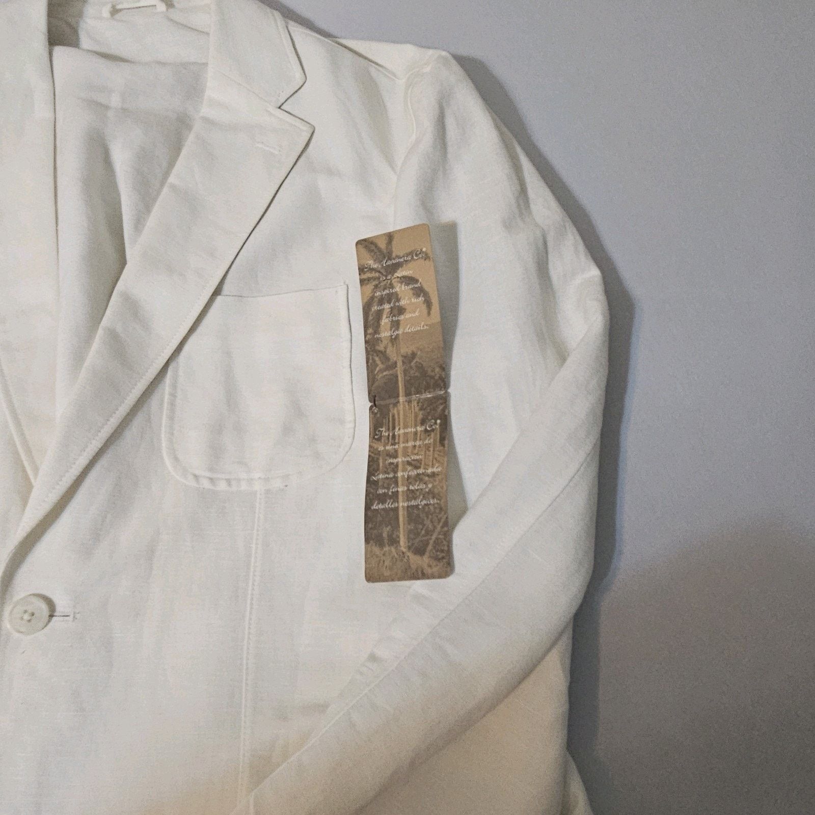 Havana NWT The Havanera Co Linen Blend Mens 40 Blazer Sport NEW Size 40L - 6 Thumbnail