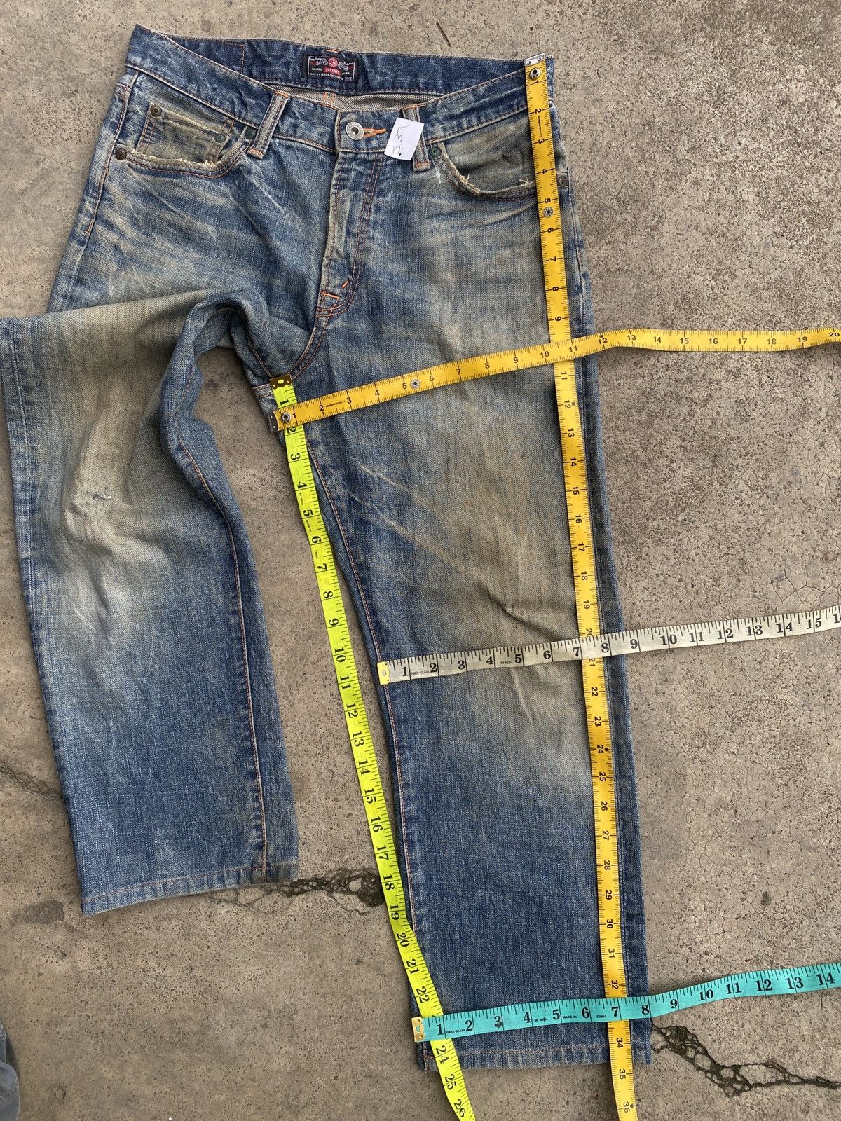 Beauty Beast × Japanese Brand Vintage GL hearts denim pants Size US 30 / EU 46 - 9 Thumbnail