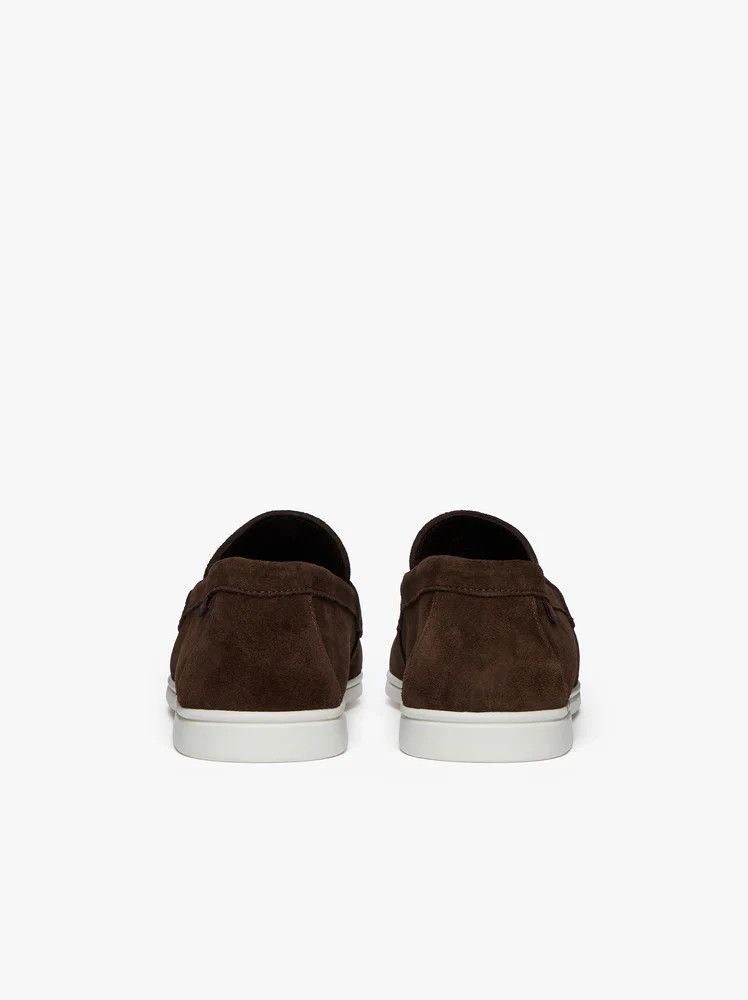 G.H. Bass & Co. o1y0125 Suede Logo Loafers in Dark Brown Size US 9 / EU 42 - 5 Thumbnail