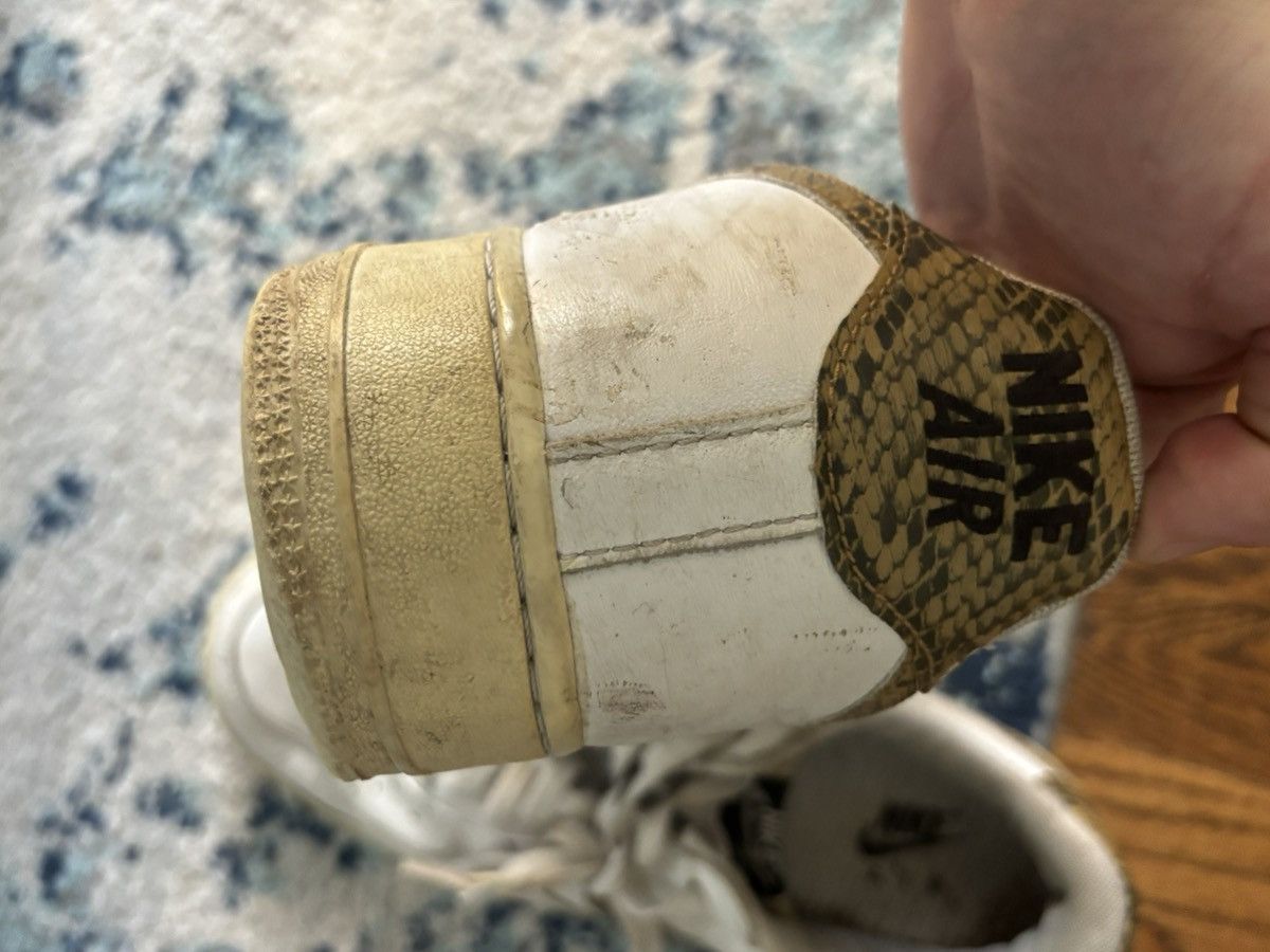 Nike Air Force 1 Low Ivory Snake Size US 12 / EU 45 - 5 Thumbnail