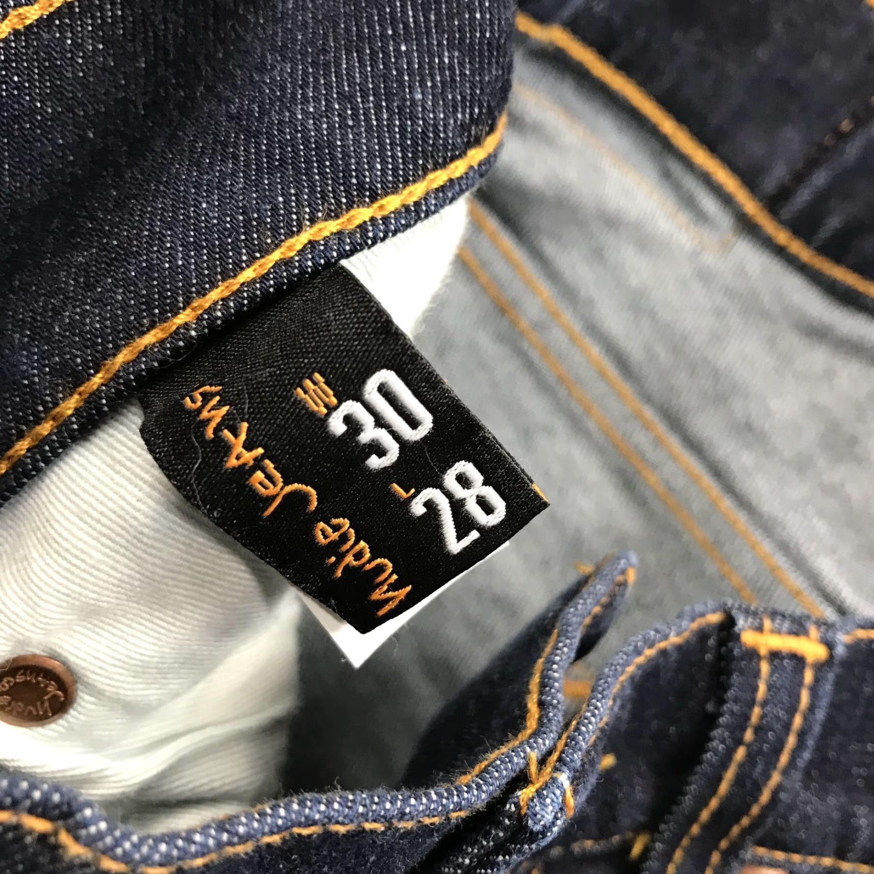 Nudie Jeans Nudie Jeans Slim Denim Jeans 30x28 Blue Cotton Blend Lean Dean Mens Slim 30 Regular Men City Skinny 90s Theme Size US 30 / EU 46 - 5 Thumbnail