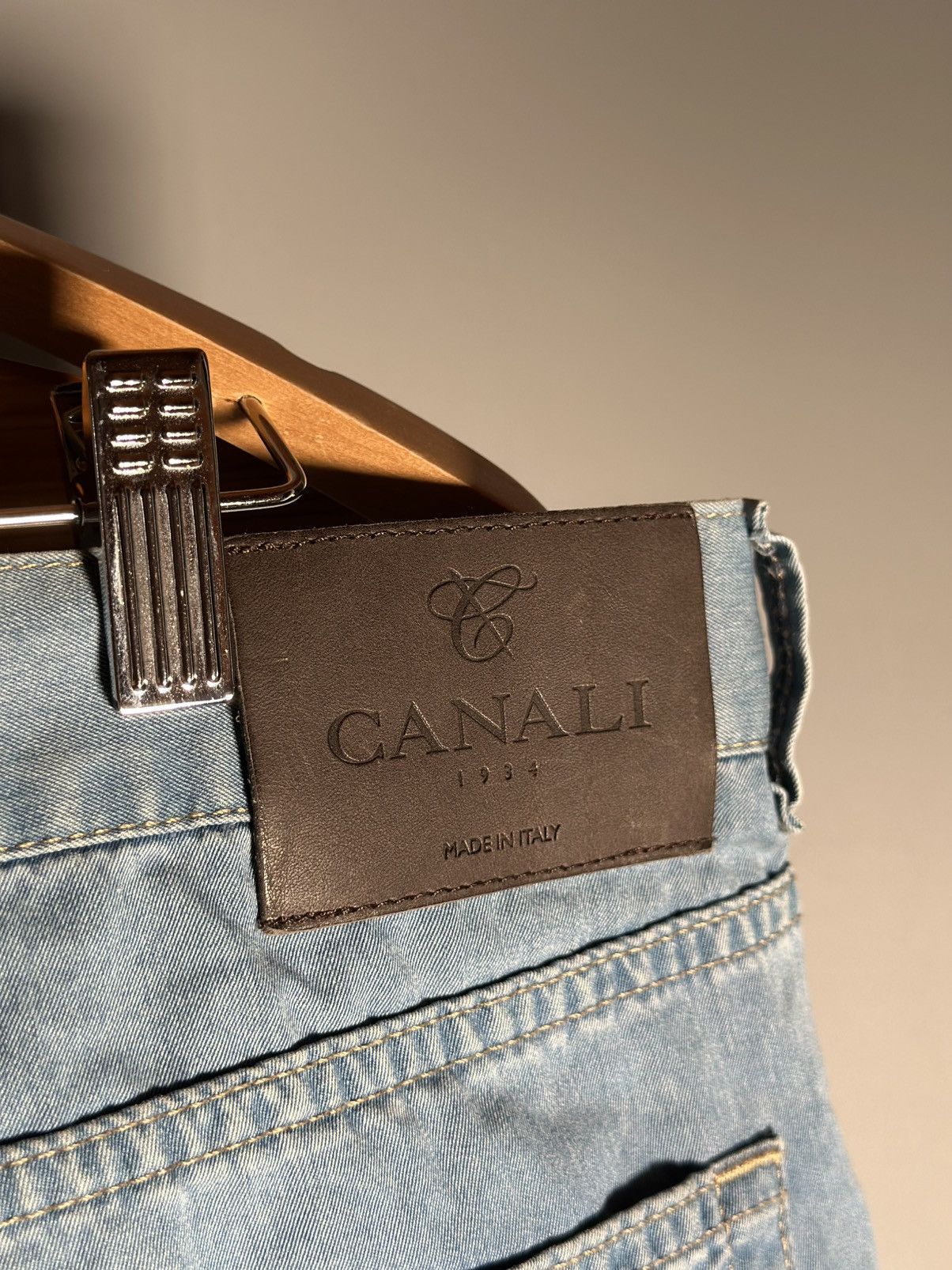 Canali Canali jeans 60 size Size US 40 / EU 56 - 1 Thumbnail