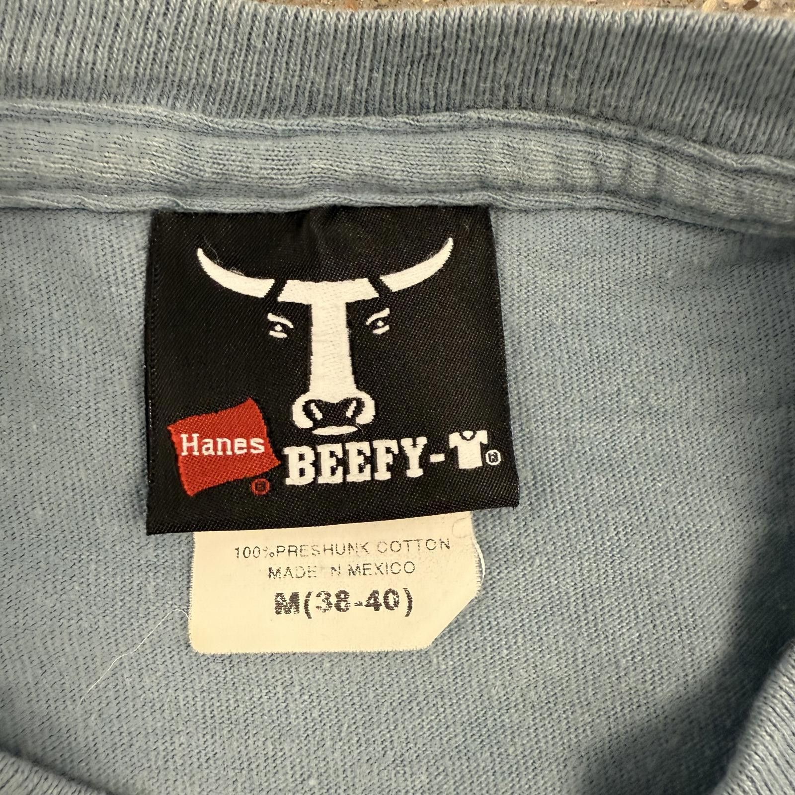 Hanes Vintage Hanes Beefy-T Rocky Mountain Horses Shirt Mens M Size US L / EU 52-54 / 3 - 4 Thumbnail