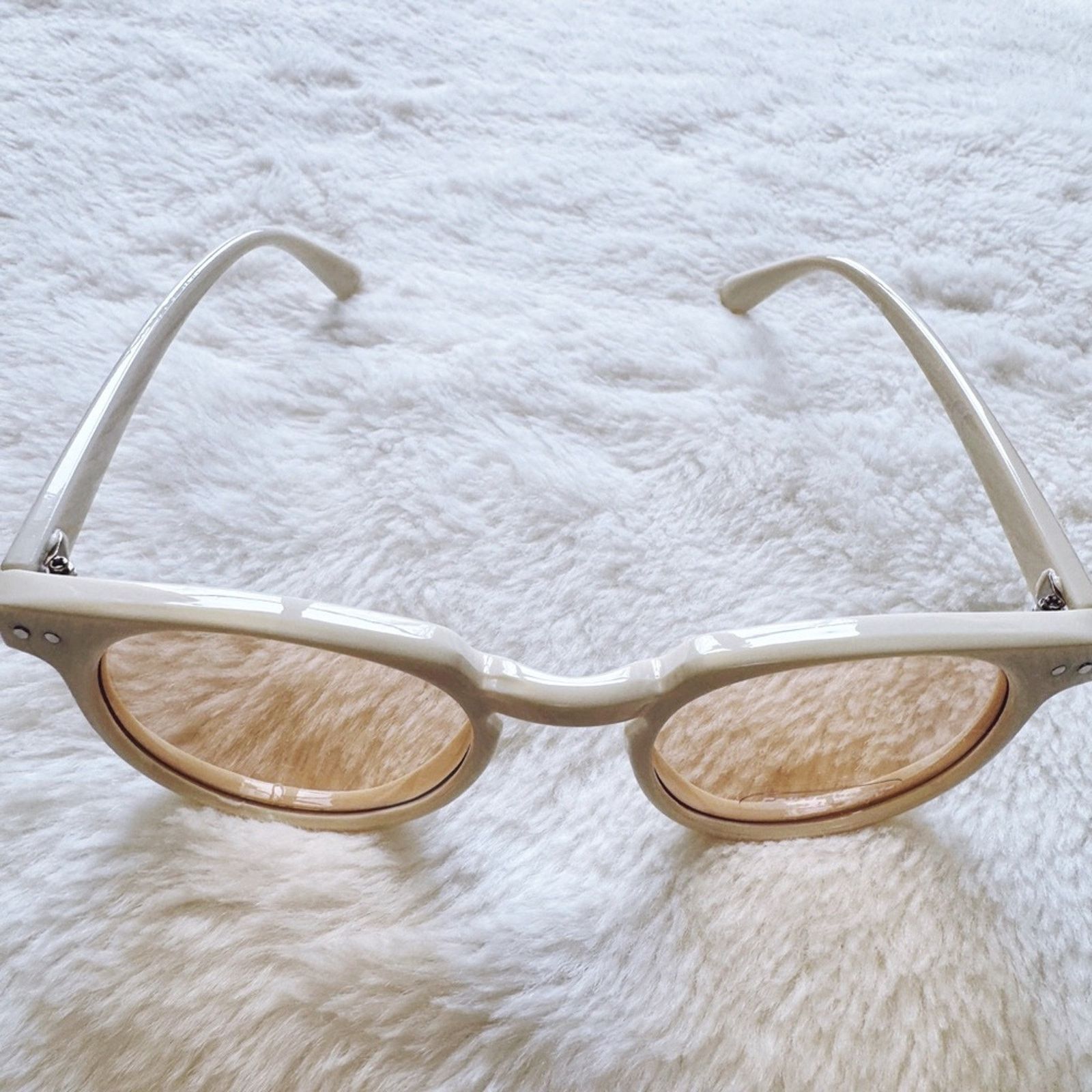 Other Pablo White Round Sunglasses Size ONE SIZE - 4 Thumbnail