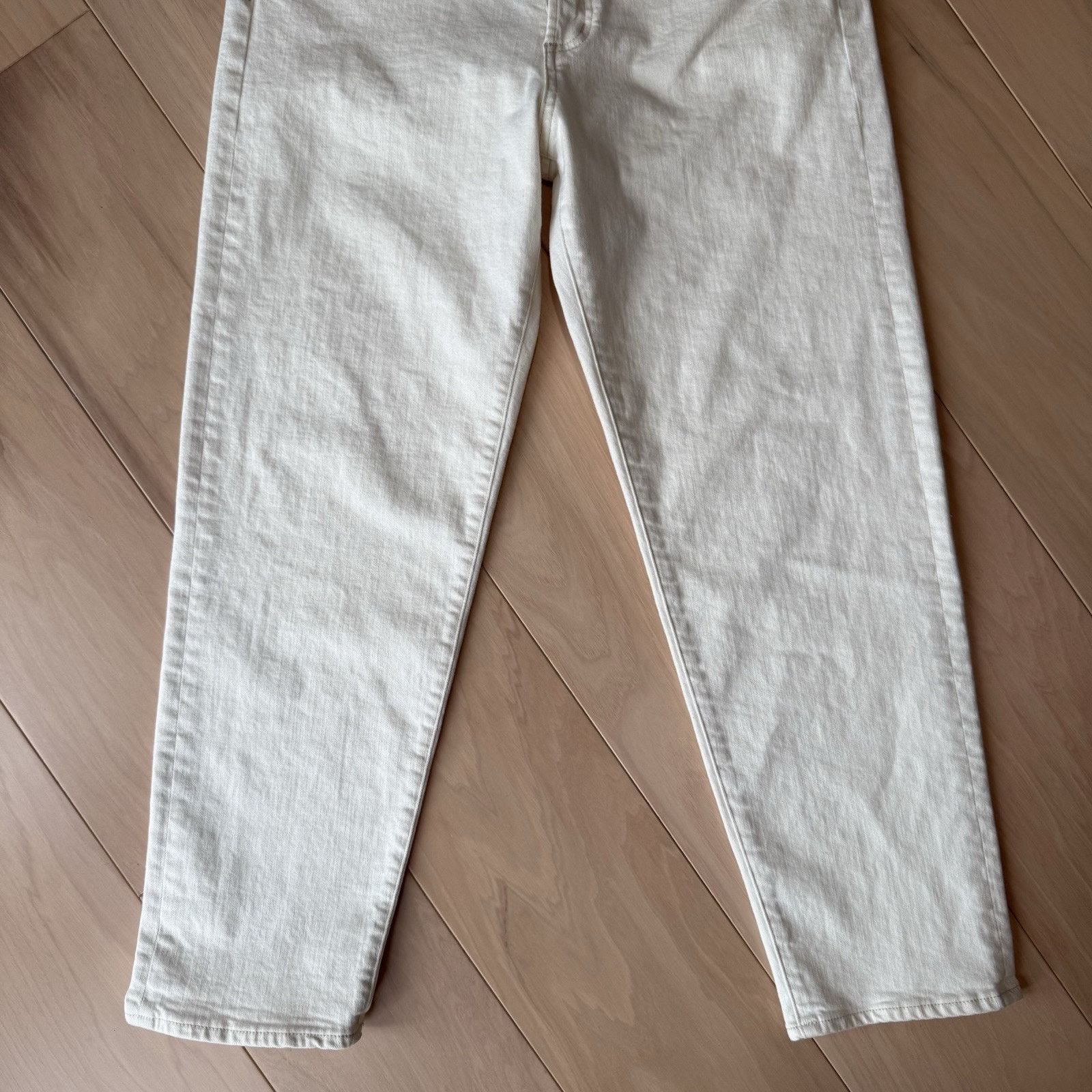 Outerknown Outerknown Fillmore Boyfriend Jeans Women's 31 White Glam Size 31" - 4 Thumbnail