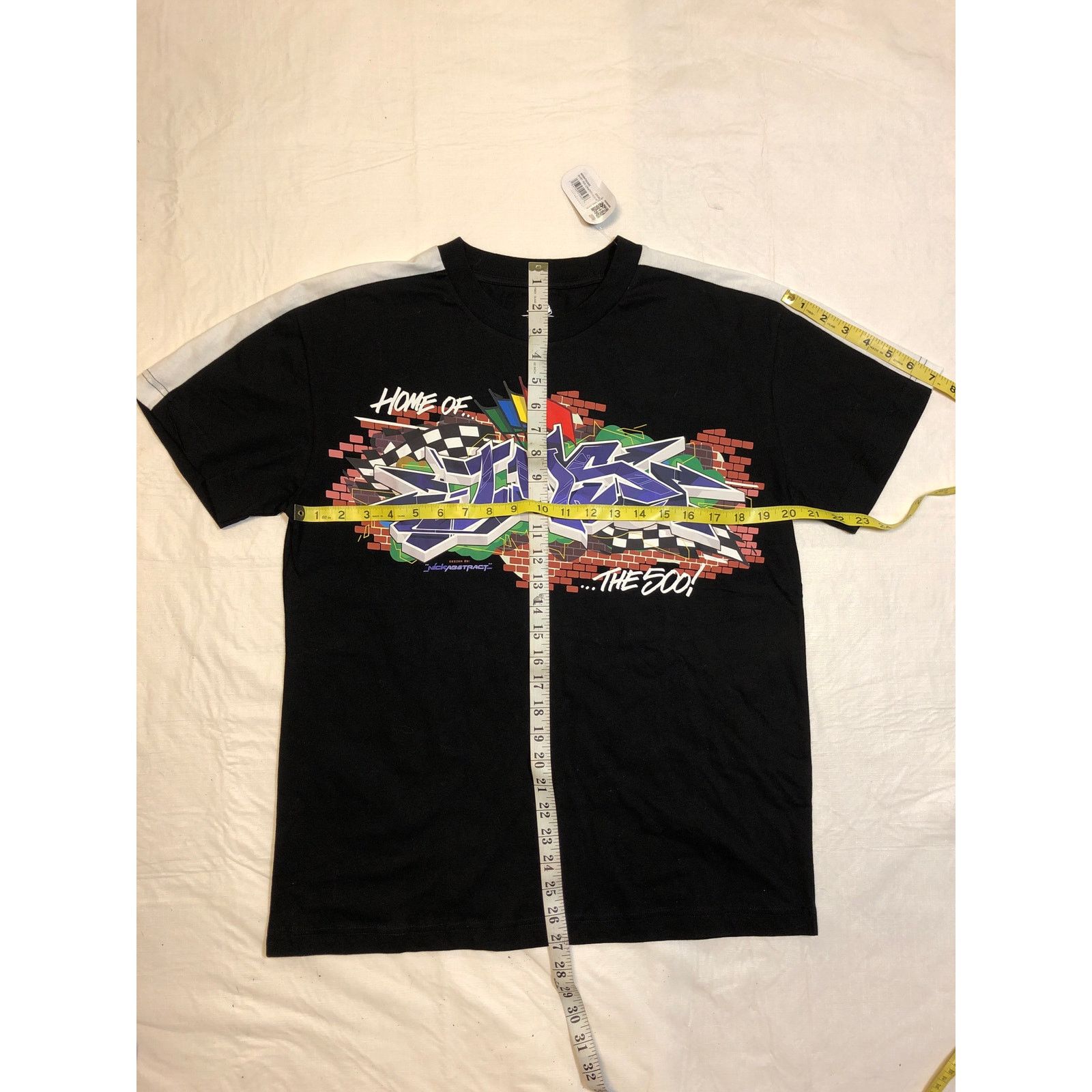 Other Men’s black Indianapolis Motor Speedway graffiti t-shirt Size US M / EU 48-50 / 2 - 3 Thumbnail
