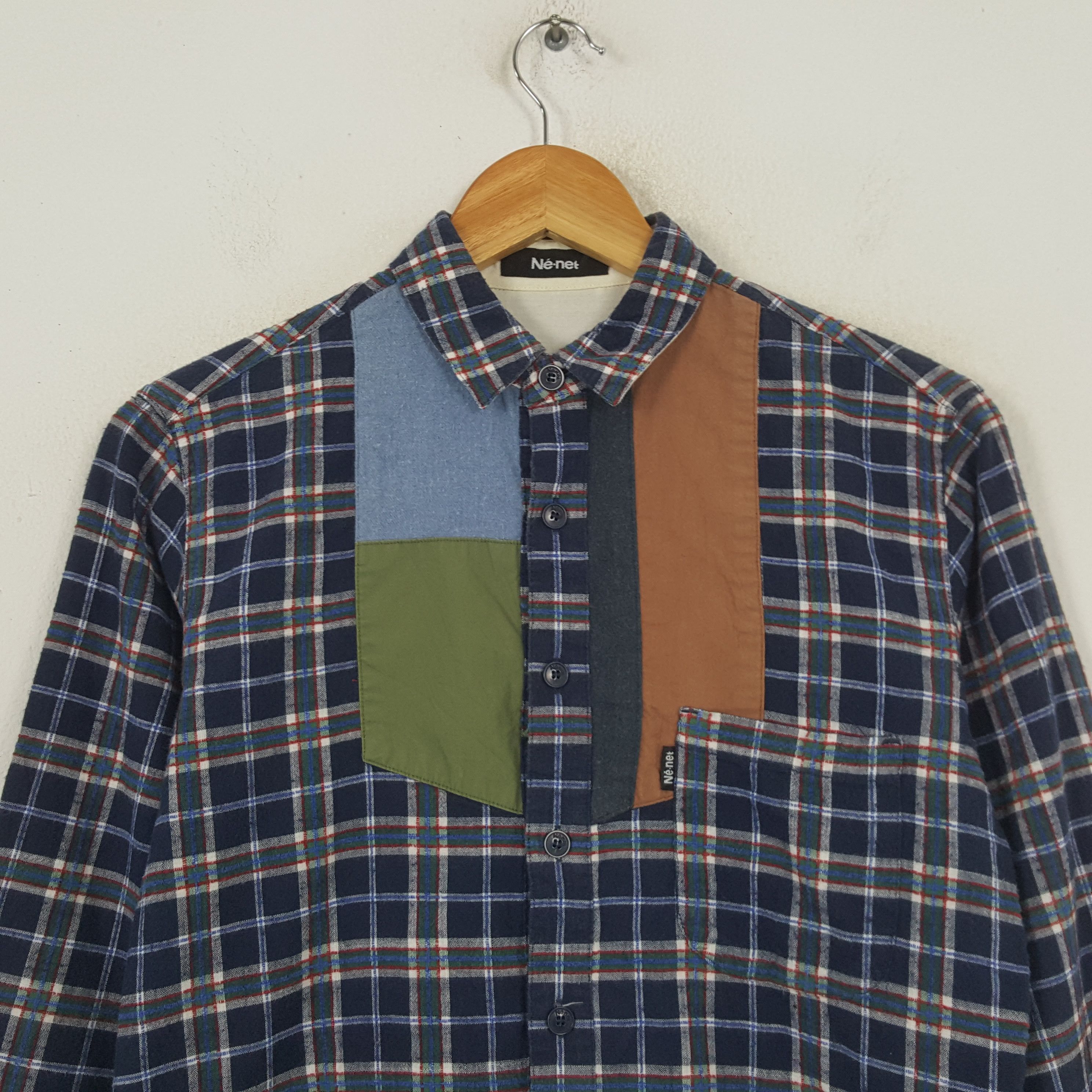 Ne-Net Vintage Ne-net by Issey Miyake Japan Brand Shirt RR8 Size US M / EU 48-50 / 2 - 2 Thumbnail