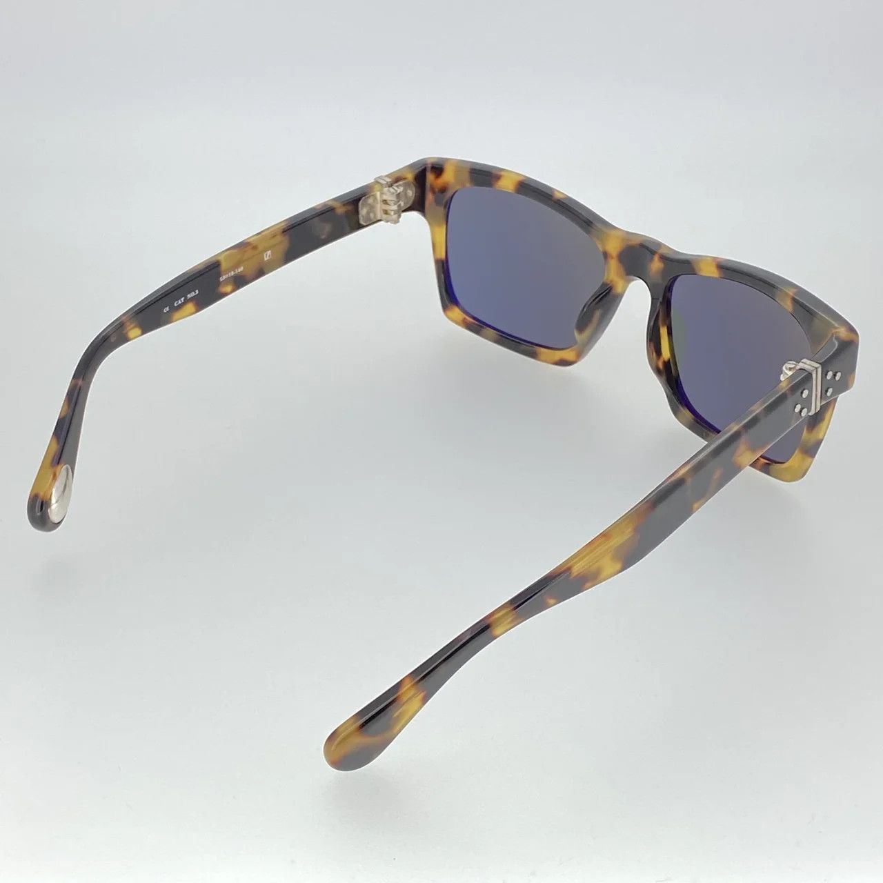 Ann Demeulemeester Ann Demeulemeester Sunglasses D-Frame Tortoise and Grey Size ONE SIZE - 3 Thumbnail