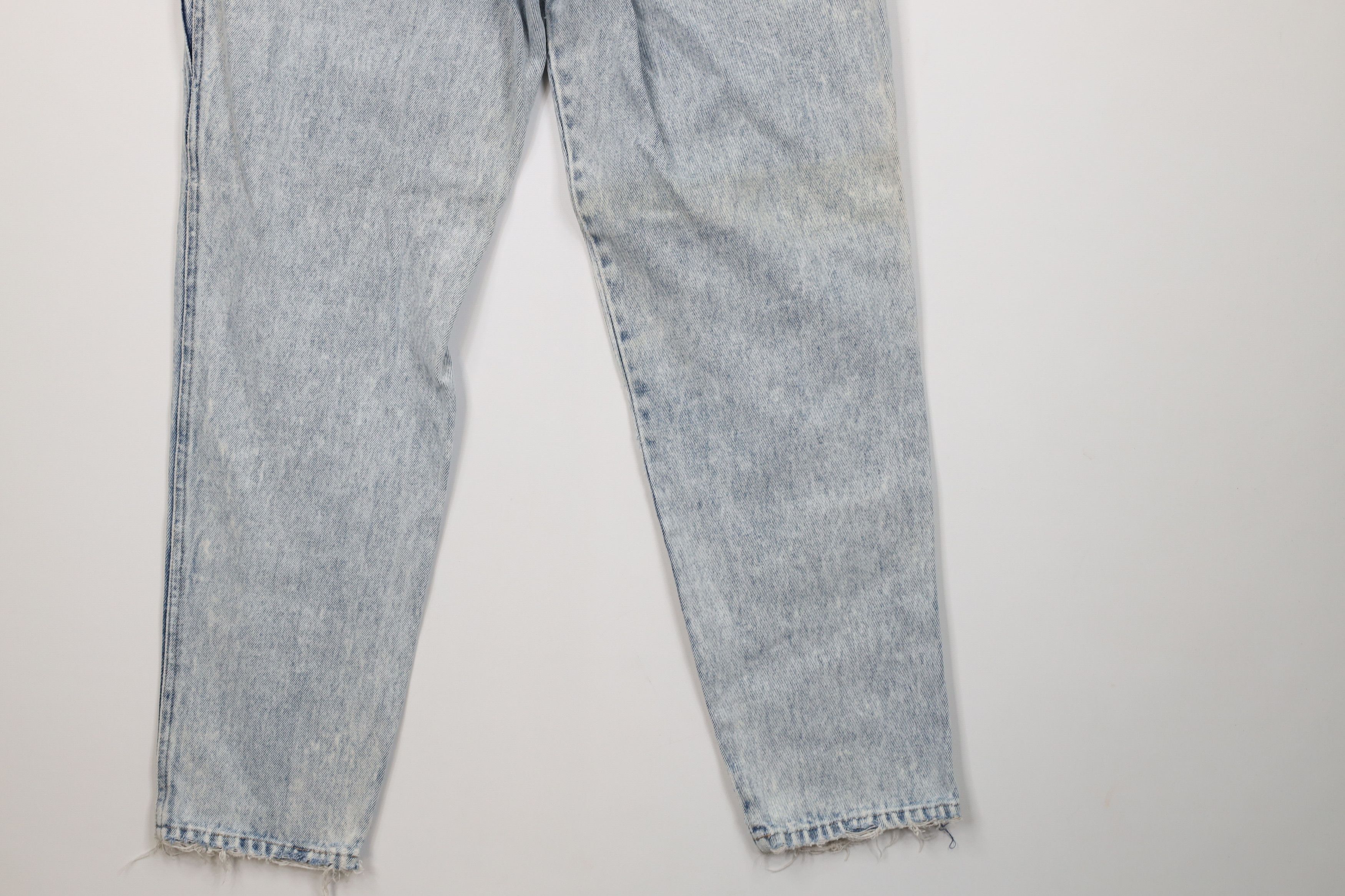 Vintage Vintage 90s Streetwear Acid Wash Pleated Tapered Jeans Size 32" / US 10 / IT 46 - 15 Thumbnail