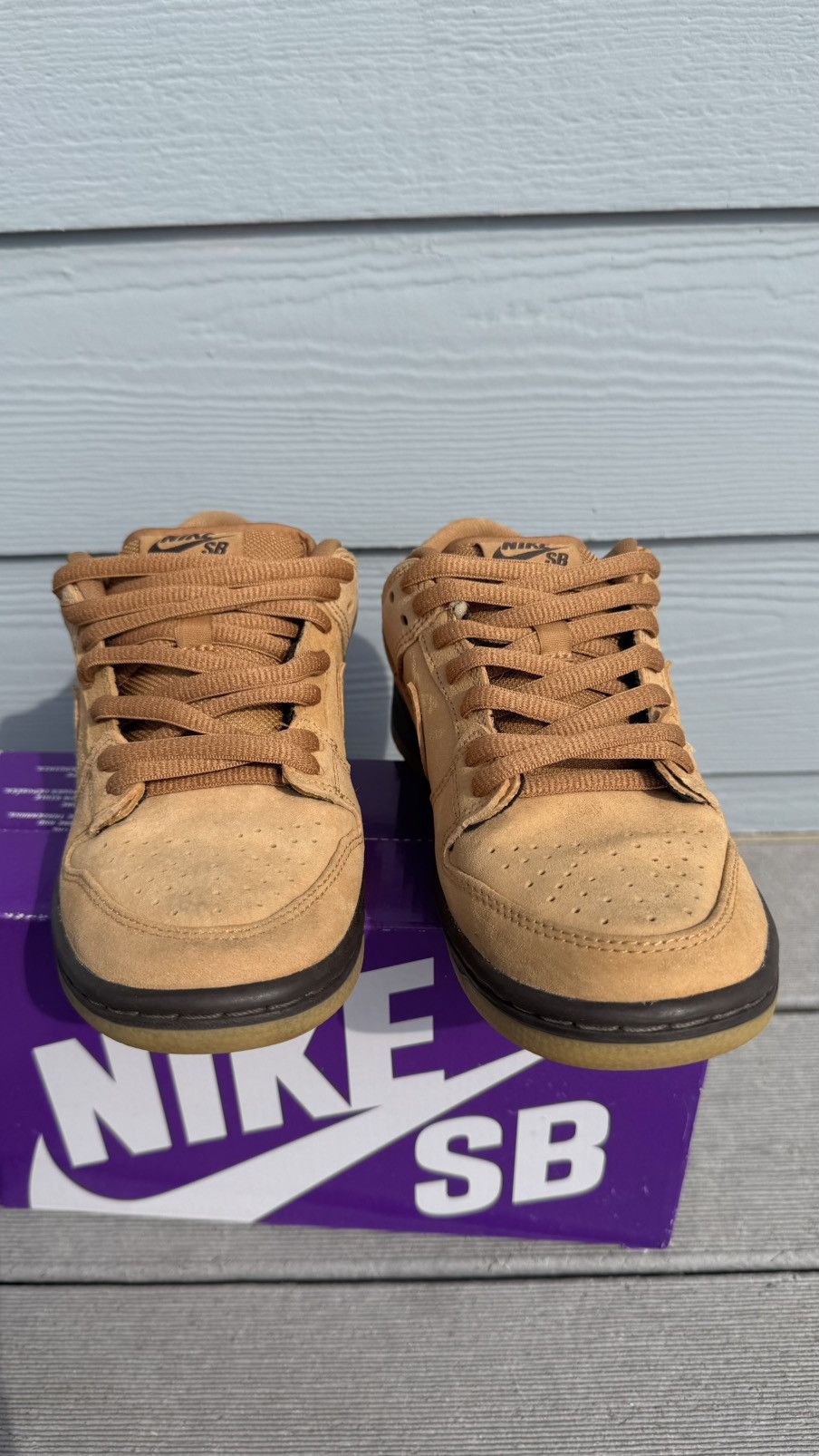 Nike SB Nike SB Dunk Low - Wheat Size US 5.5 / EU 38 - 5 Thumbnail