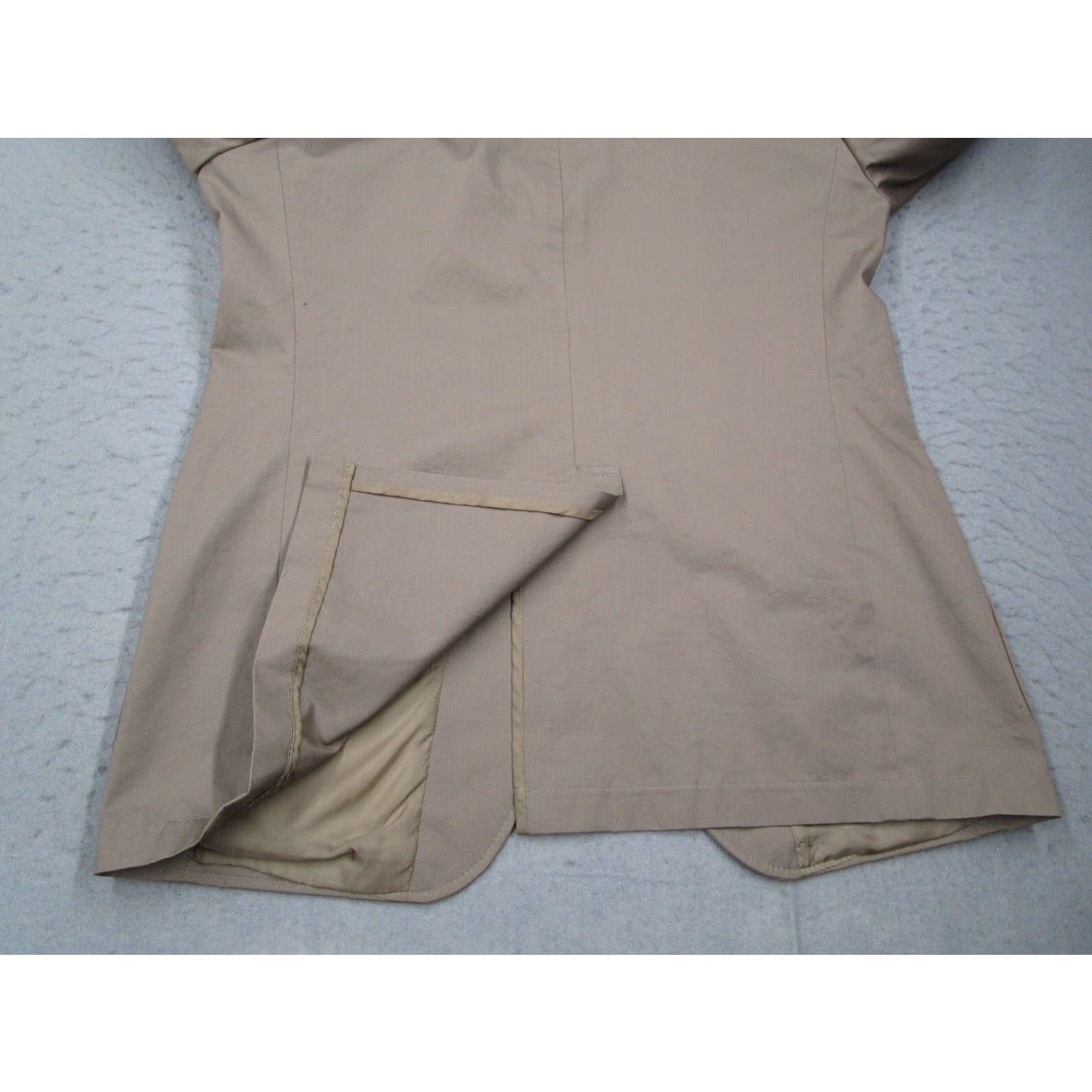 Vintage Gitman Bros. Mens 3 Button Beige Cotton Travel Blazer Sport Coat Size 41 Size 42R - 6 Thumbnail