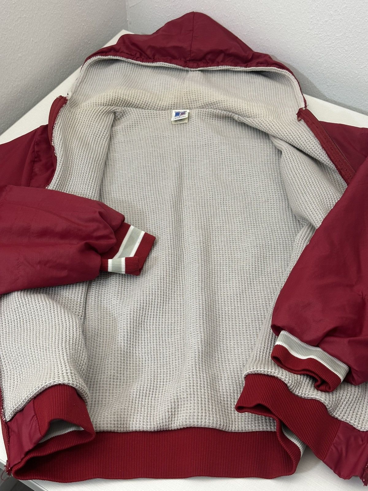 Russell Athletic Vintage 80s Alabama CrimsonTide Russell Athletic Waffle Knit Size US M / EU 48-50 / 2 - 9 Thumbnail