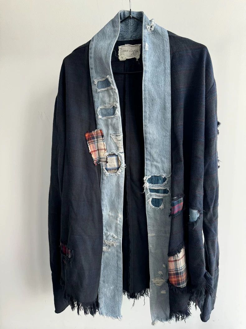 Greg Lauren greg lauren Sabotage Cowboy Patchwork Robe 2502-Nextarrow Size US M / EU 48-50 / 2 - 1 Thumbnail