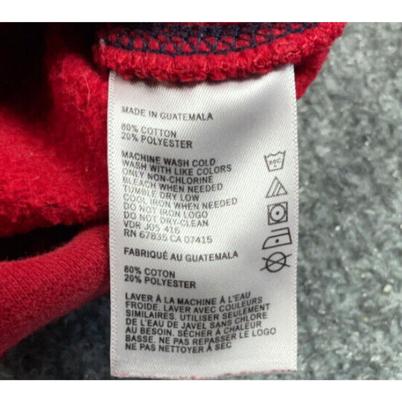 Nautica VINTAGE Nautica Red Embroidered Sweatshirt Adult Medium Crew Neck 90s Retro Mens Size US M / EU 48-50 / 2 - 4 Thumbnail