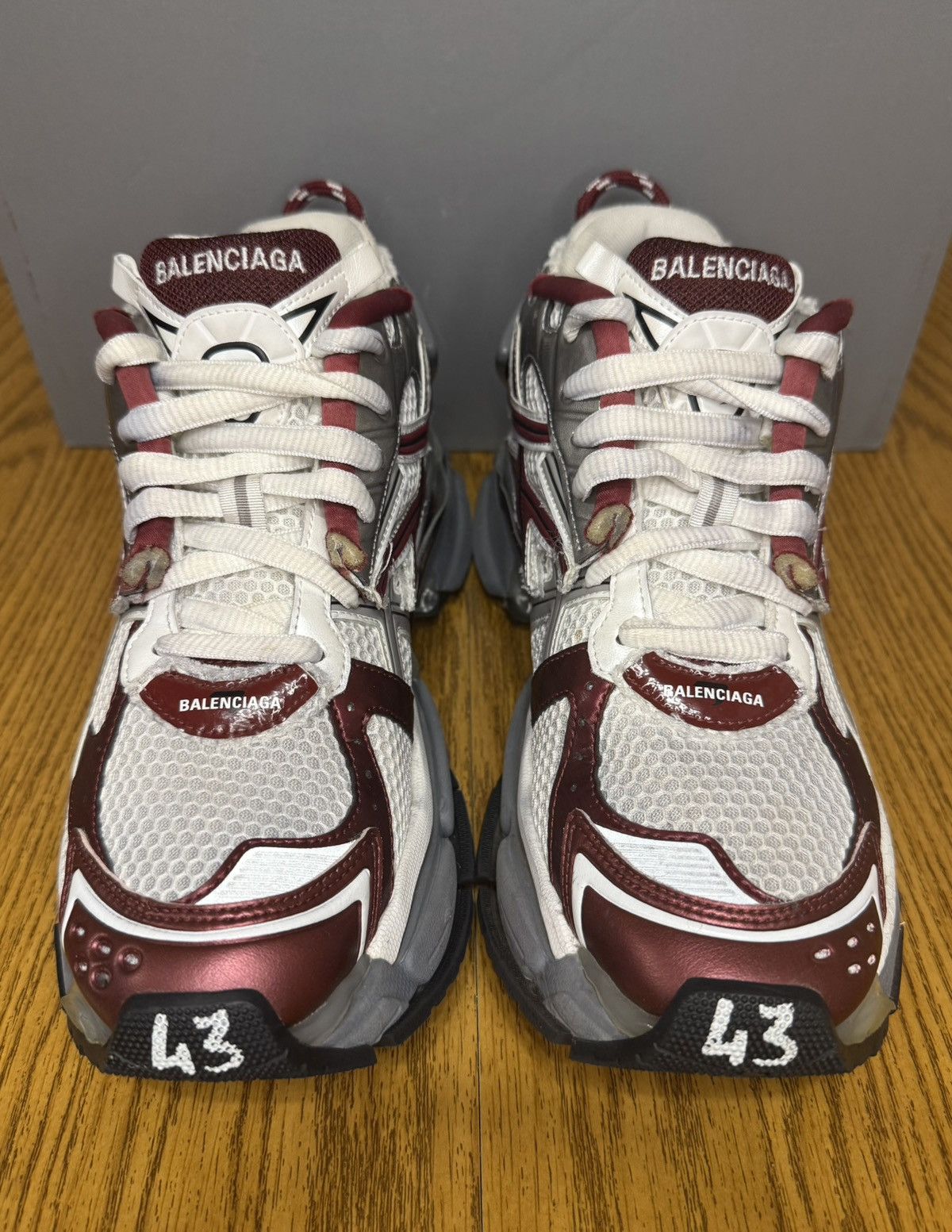 Balenciaga Runner Sneaker (Burgandy)