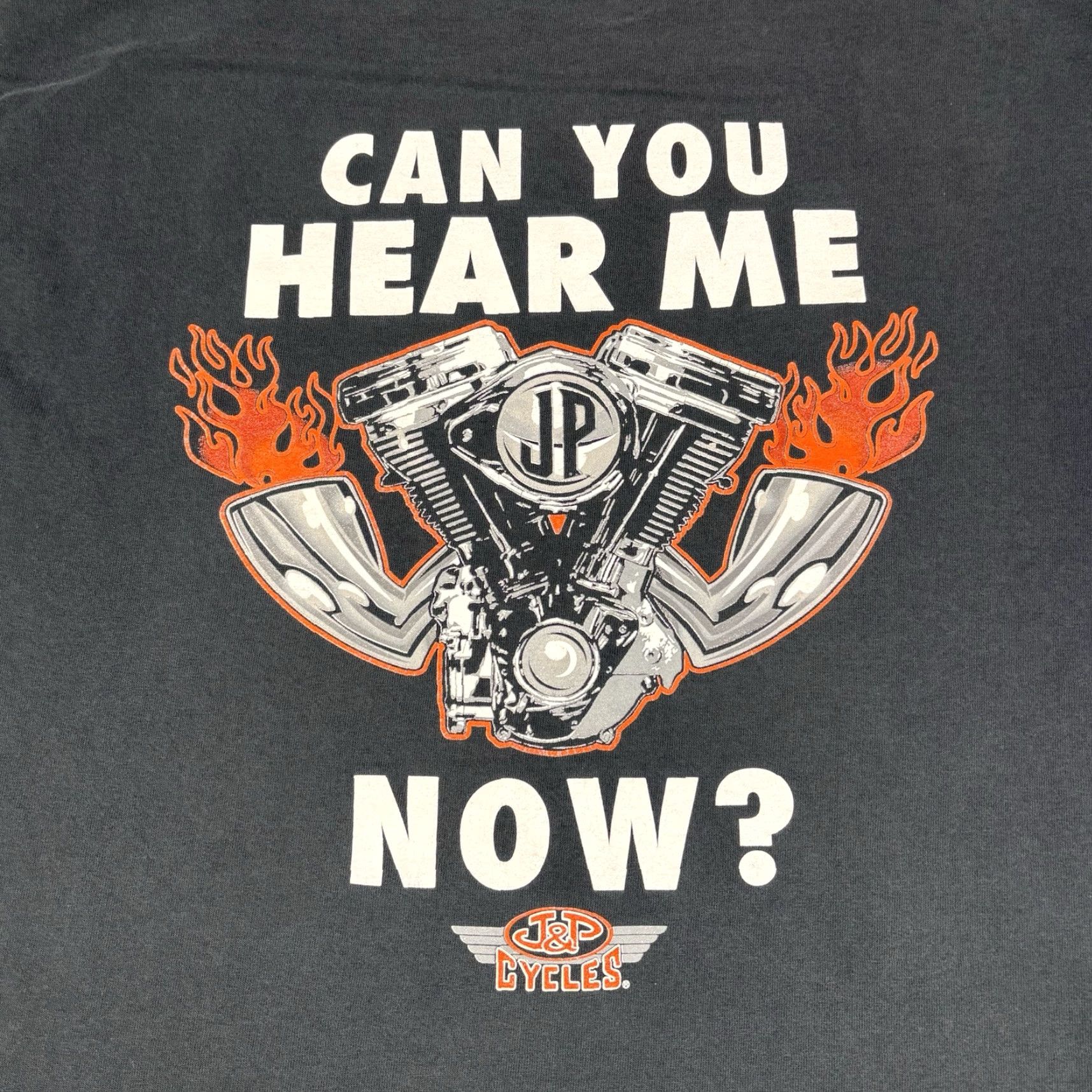 Gildan VINTAGE Motorcycle Engine Biker Flame T Shirt Men L Black Gildan Crew Neck Short Sleeve Graphic Print Size US L / EU 52-54 / 3 - 4 Thumbnail