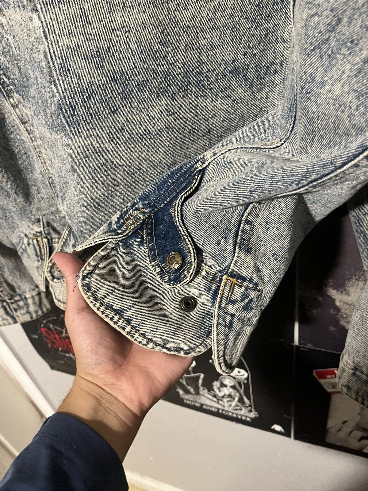 Other Vintage 90’s super faded Denim Jacket Blazer Size US L / EU 52-54 / 3 - 9 Thumbnail