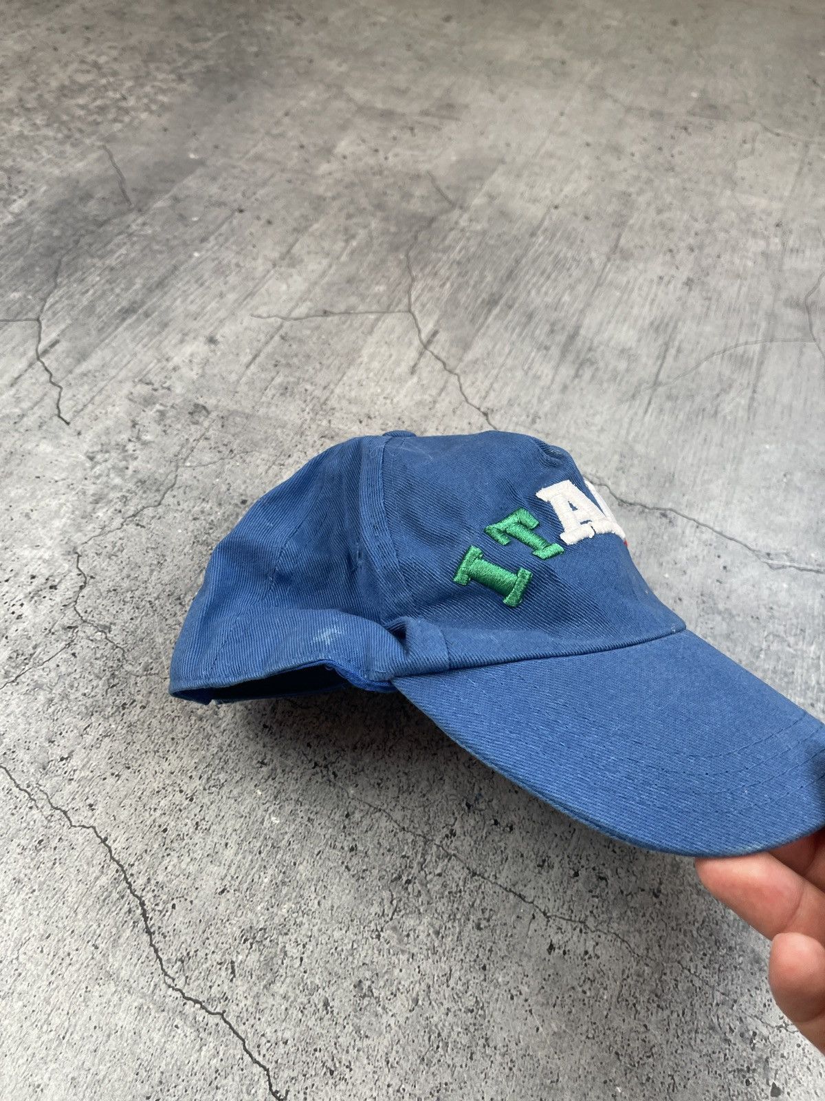 Drain Gang × S4LEM × Vintage Italia Blue Hat Cap Size ONE SIZE - 5 Thumbnail