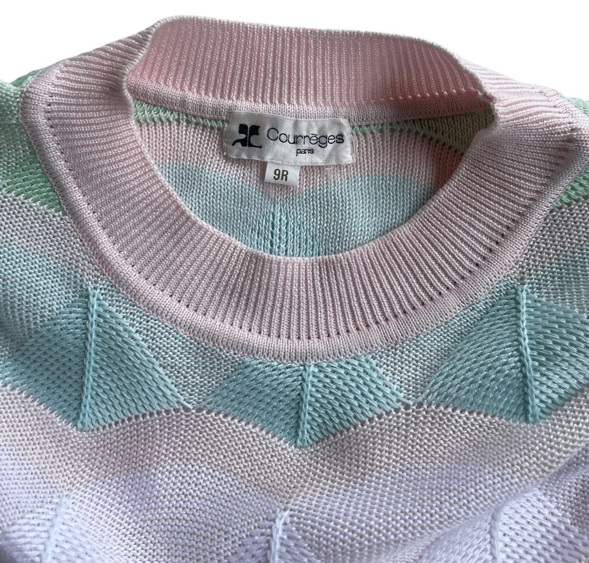 Courreges Courreges Knitted Top Jumper Shirt Size S / US 4 / IT 40 - 6 Thumbnail