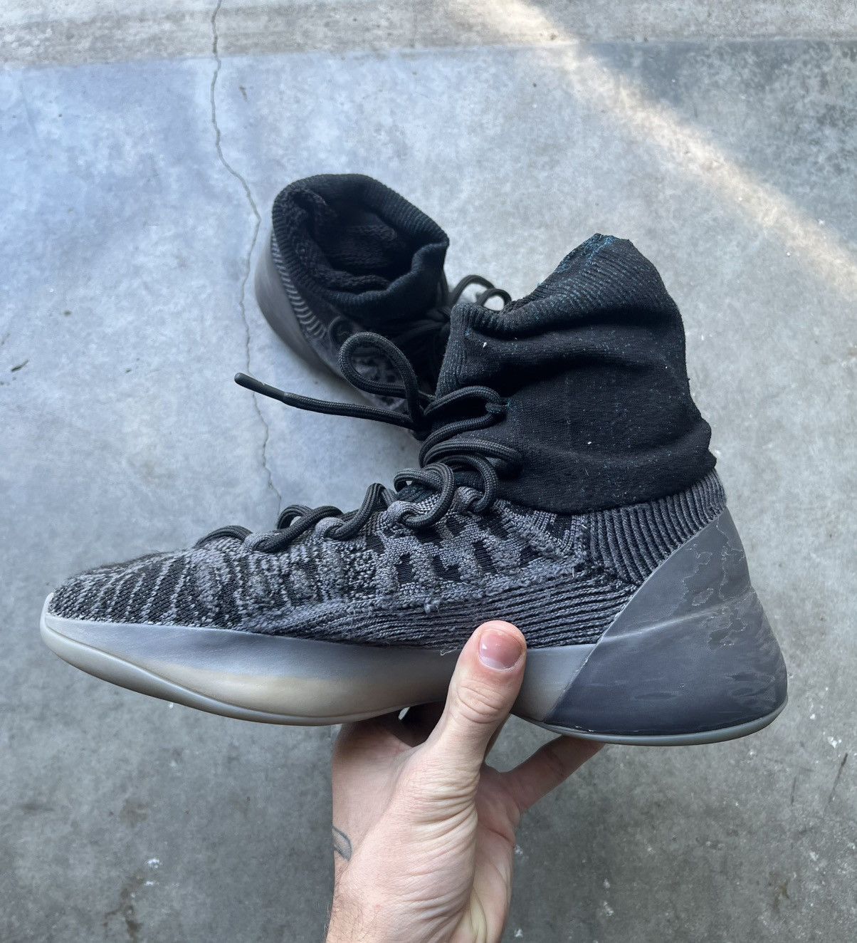 Adidas adidas yeezy BSKTBL Knit slate blue Size US 9.5 / EU 42-43 - 5 Thumbnail