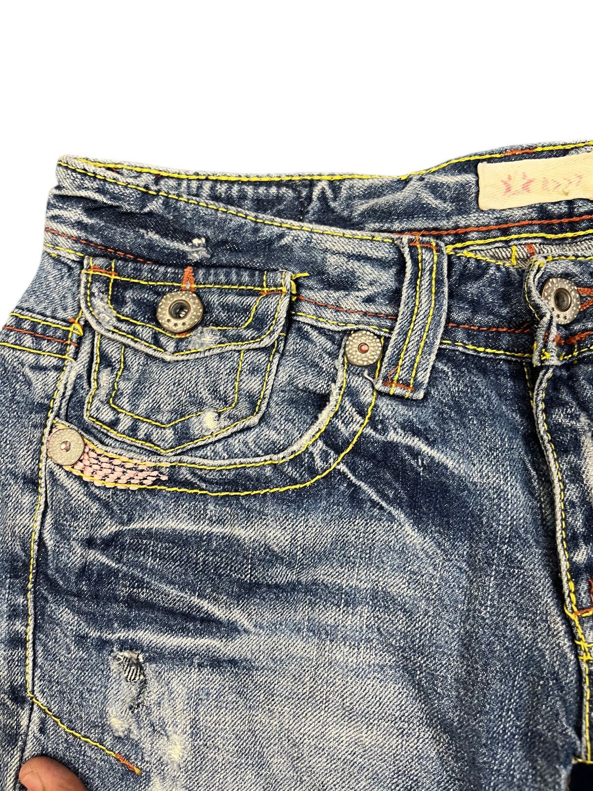 Japanese Brand × Seditionaries Vintage Japanese Brand Flare Punk Denim Size US 30 / EU 46 - 6 Thumbnail