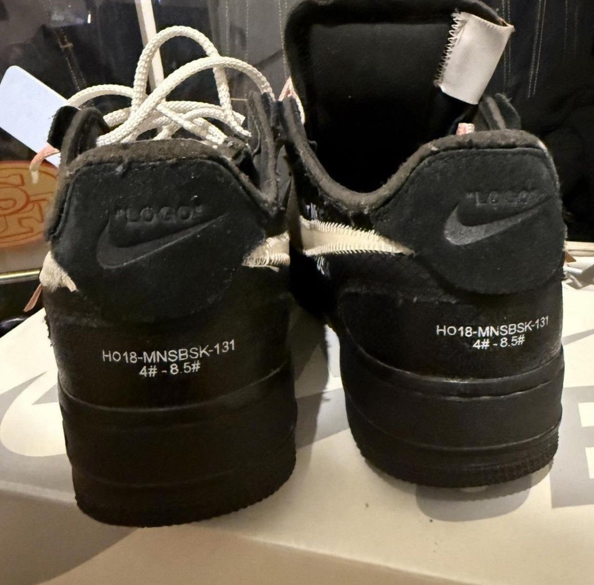 Nike × Off-White 2018 Off-White x Air Force 1 Low 'Black' “the ten” Size US 7.5 / EU 40-41 - 2 Thumbnail